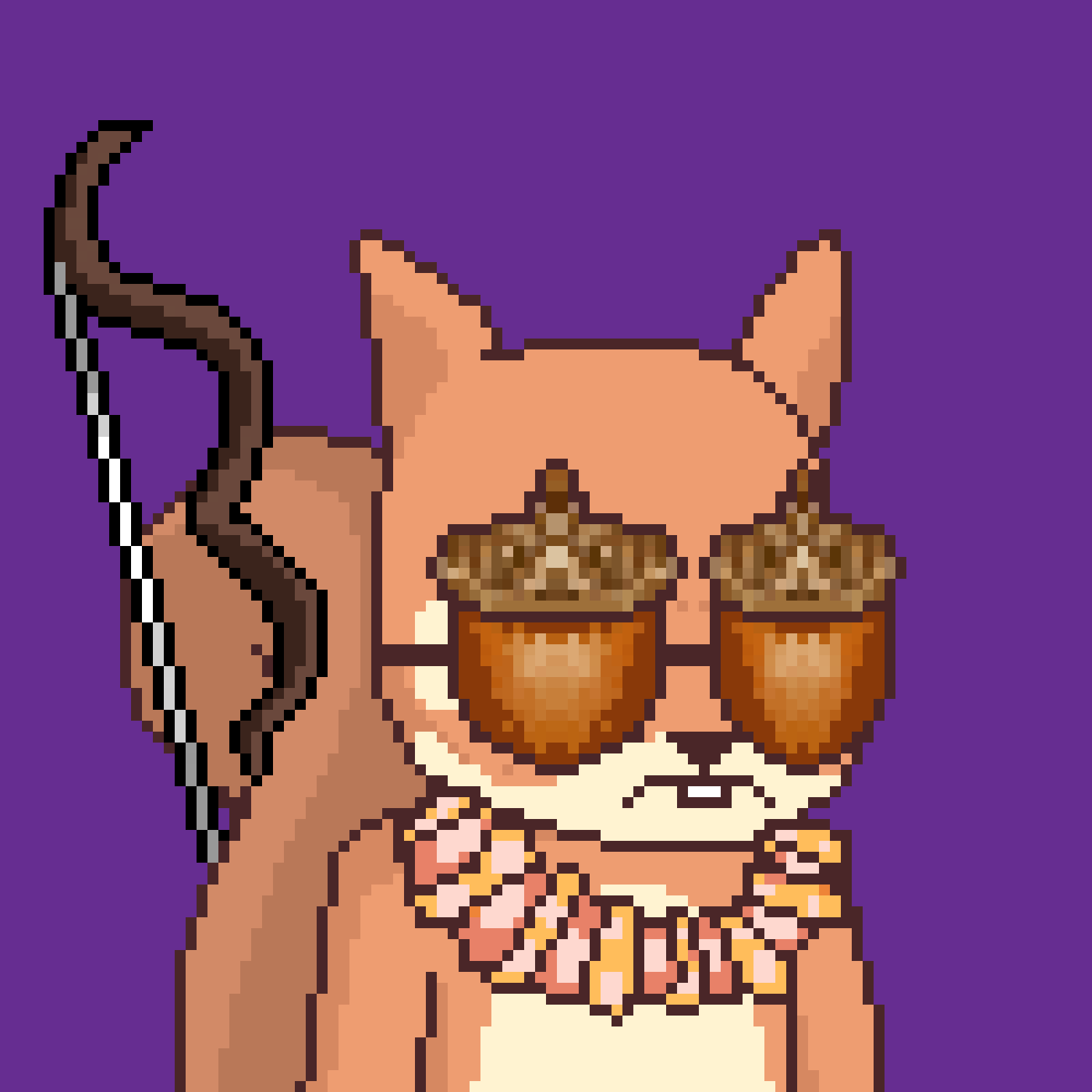 Pixel Squirrels #2314 NFT on Algorand