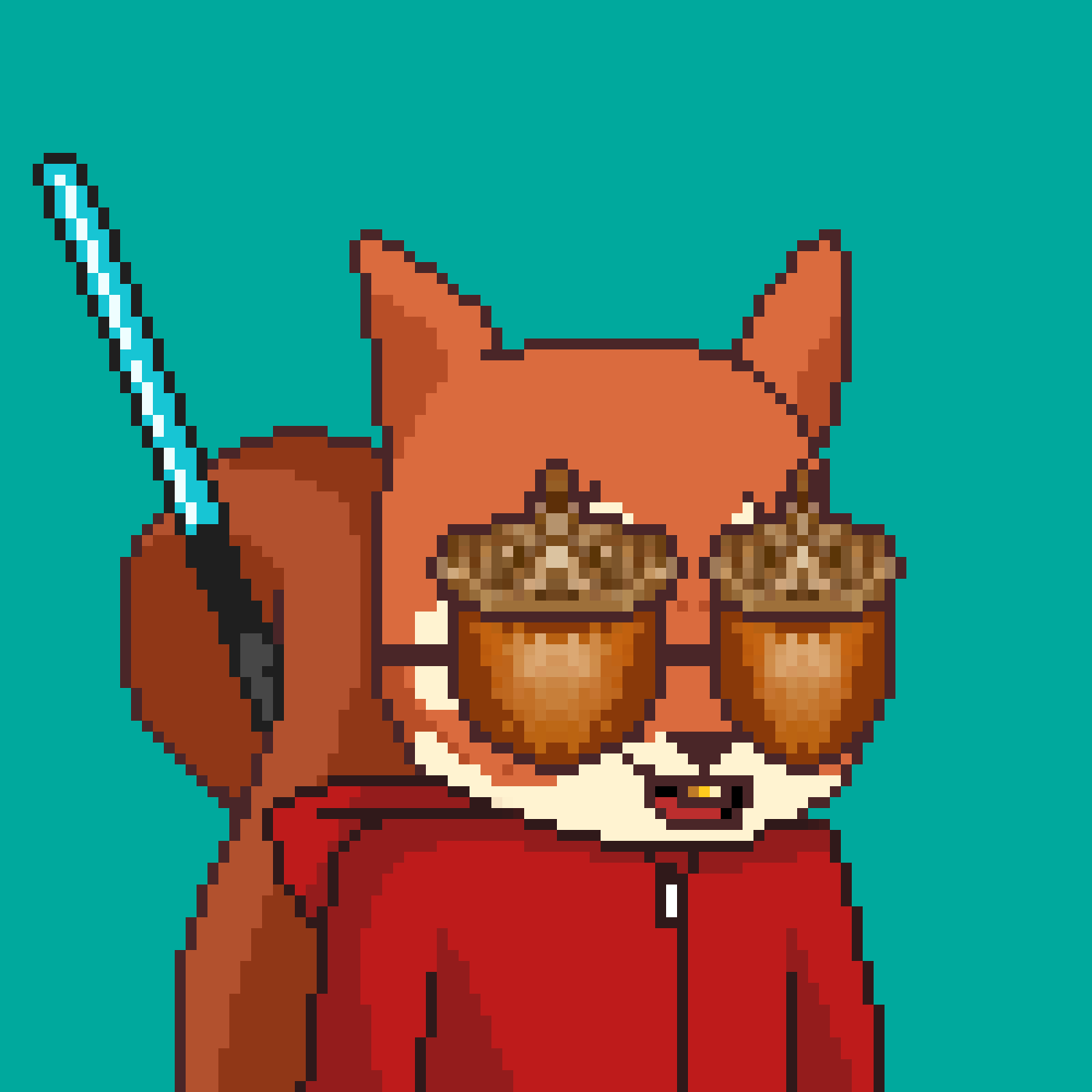 Pixel Squirrels #2323 NFT on Algorand