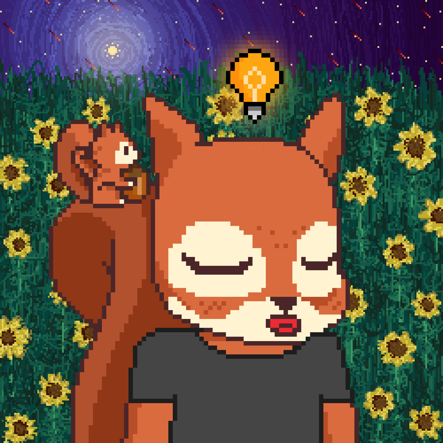 Pixel Squirrels #233 NFT on Algorand