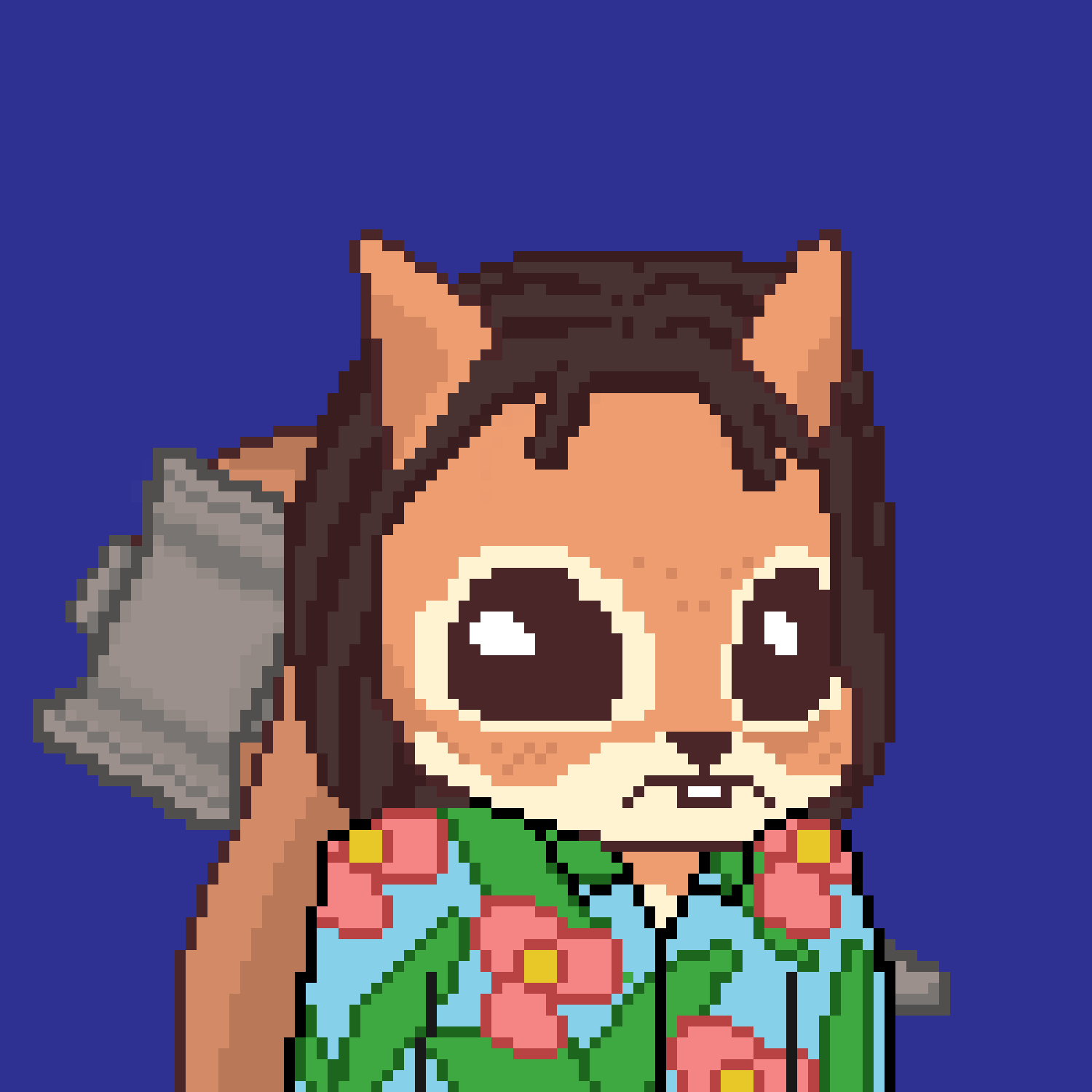 Pixel Squirrels #2374 NFT on Algorand