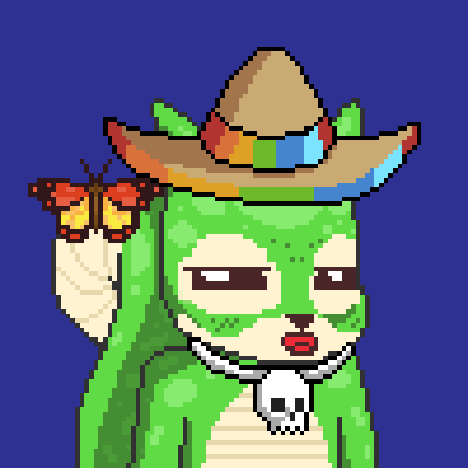 Pixel Squirrels #2400 NFT on Algorand