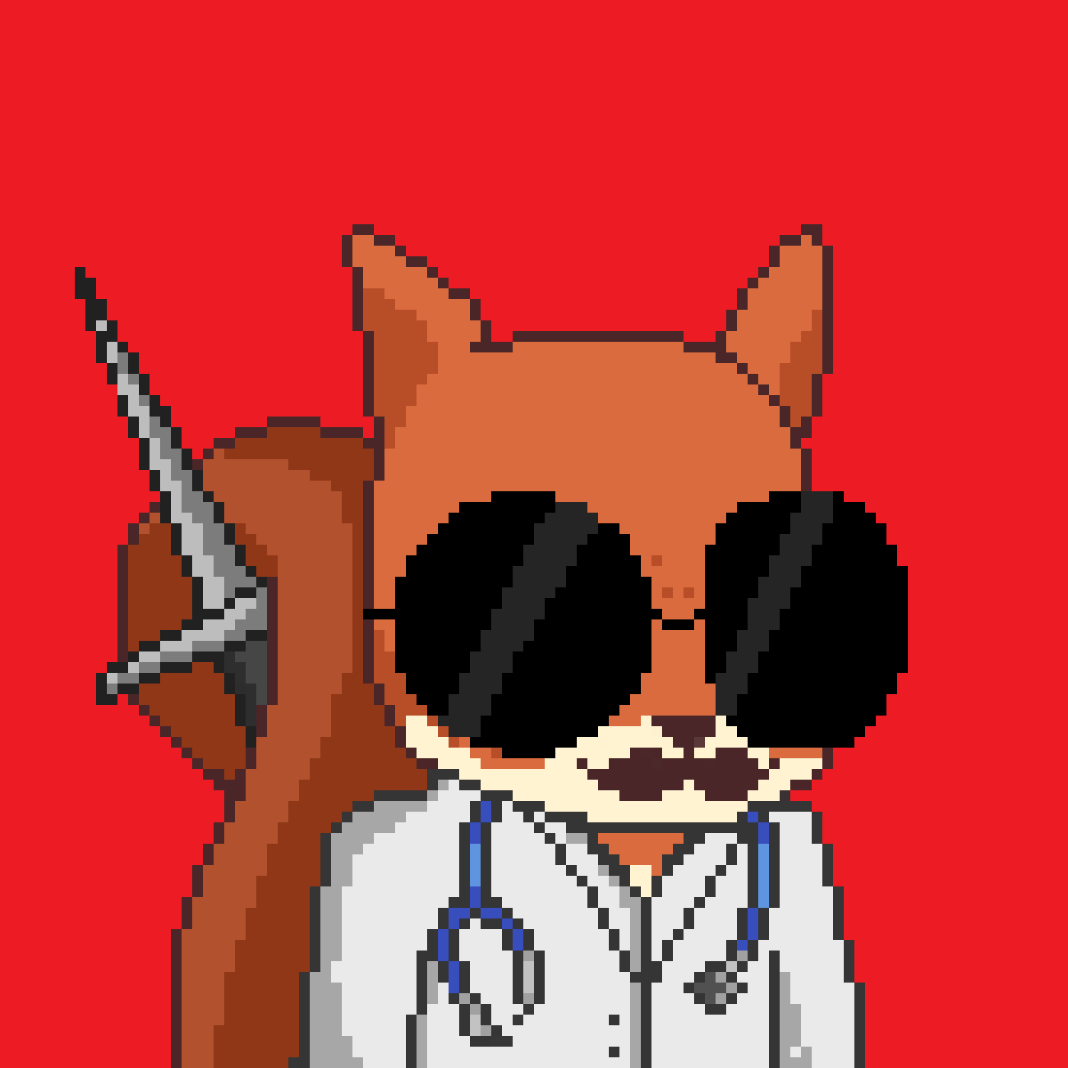 Pixel Squirrels #2408 NFT on Algorand