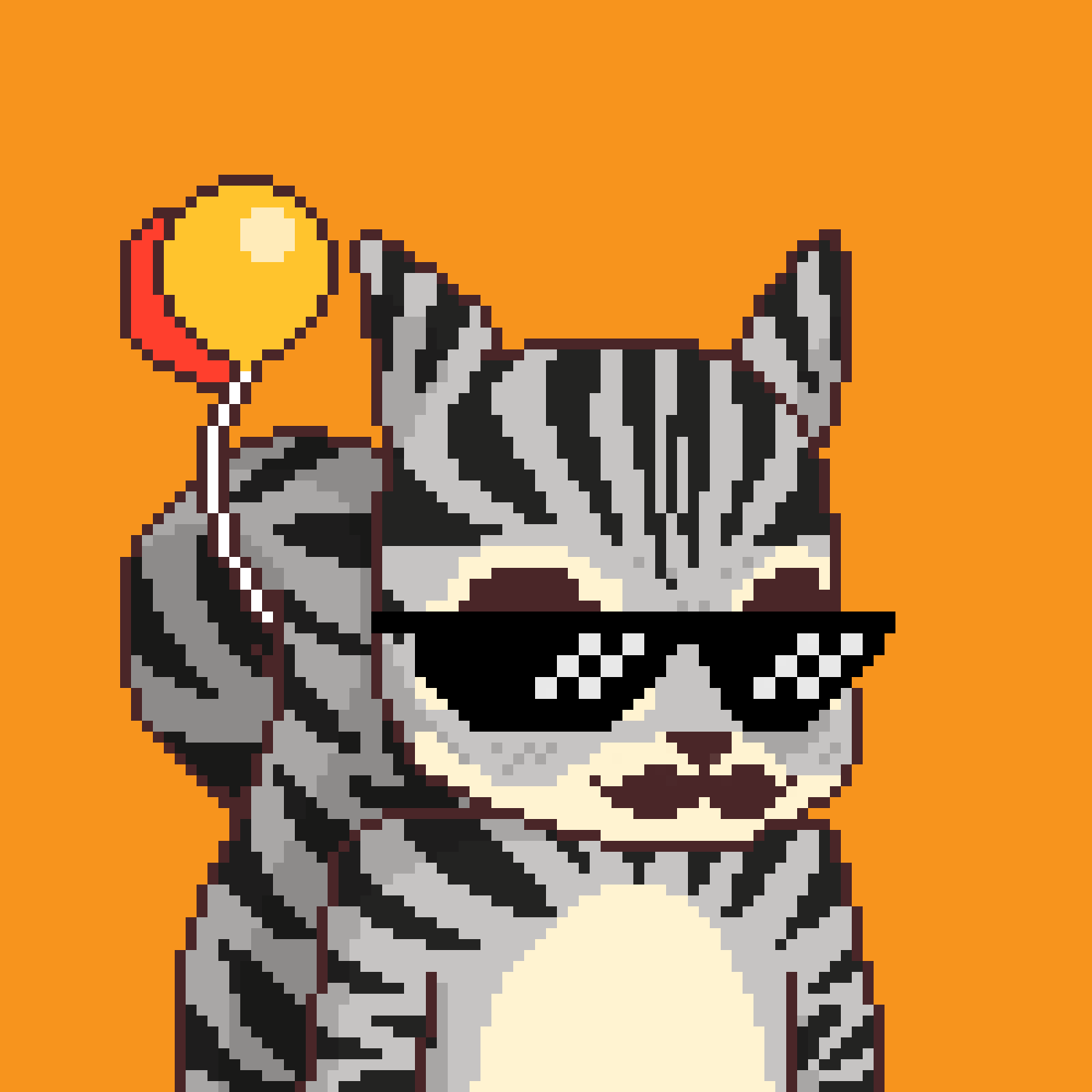 Pixel Squirrels #2414 NFT on Algorand