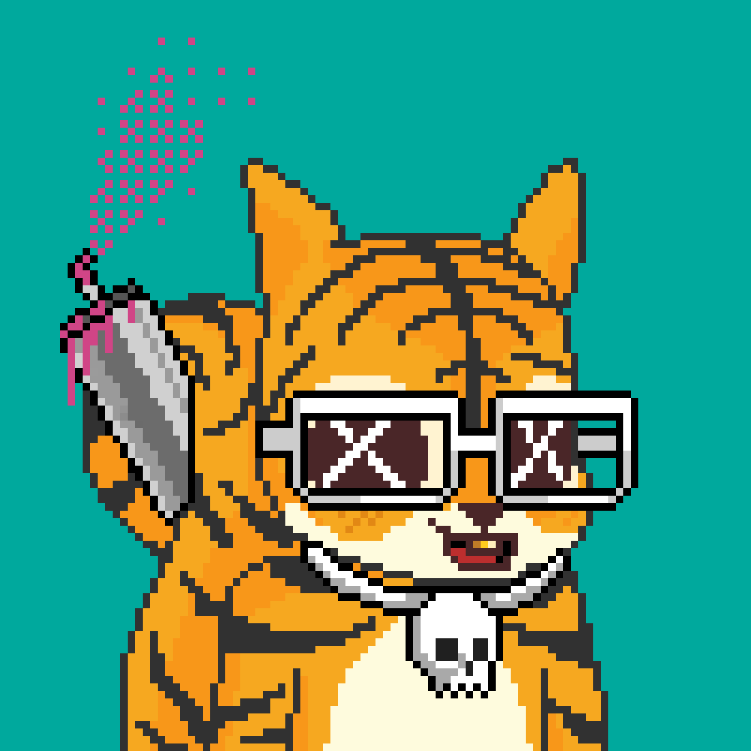 Pixel Squirrels #244 NFT on Algorand