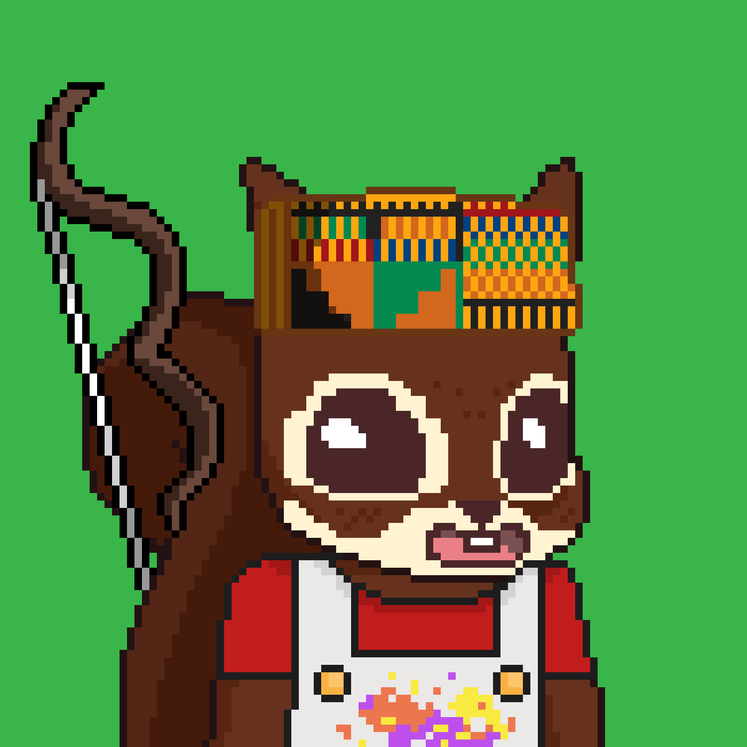 Pixel Squirrels #2453 NFT on Algorand