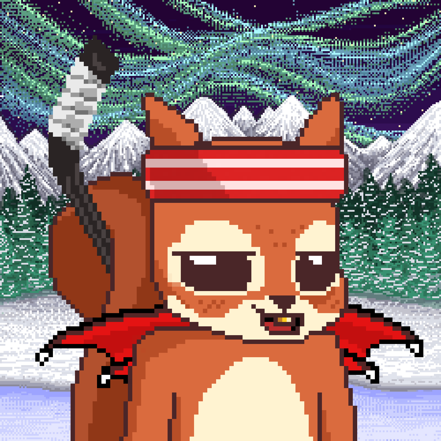 Pixel Squirrels #2457 NFT on Algorand