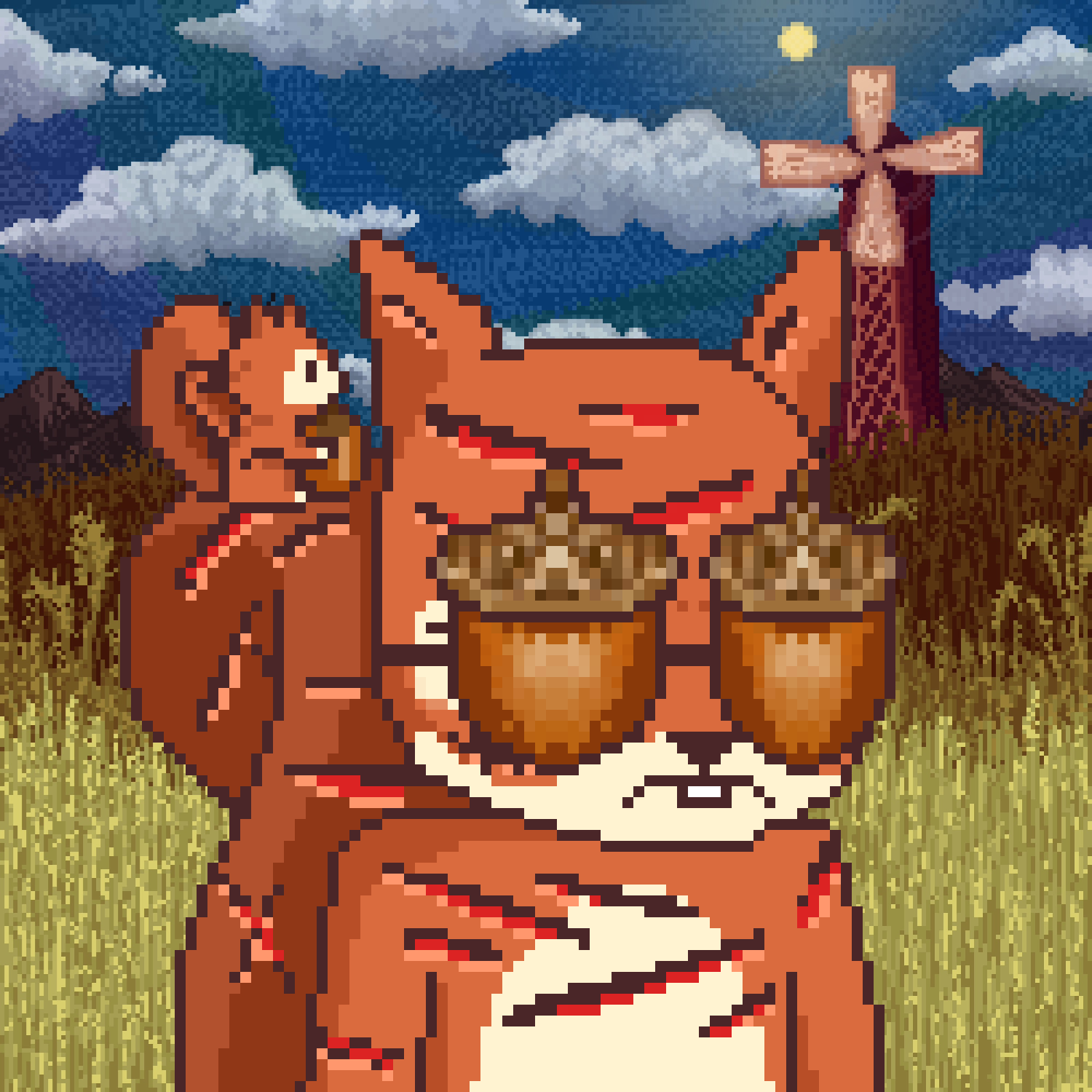 Pixel Squirrels #246 NFT on Algorand