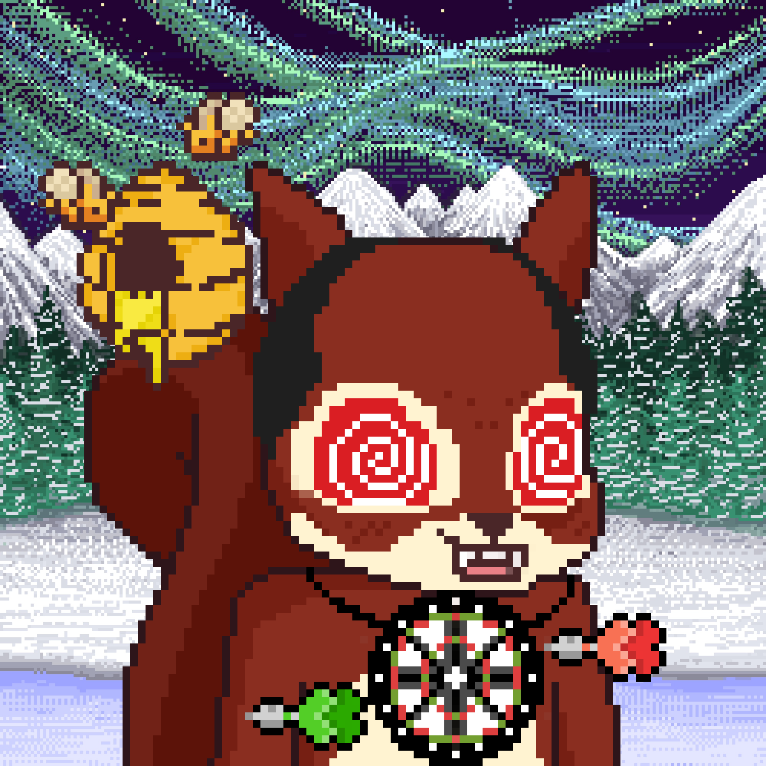 Pixel Squirrels #2480 NFT on Algorand