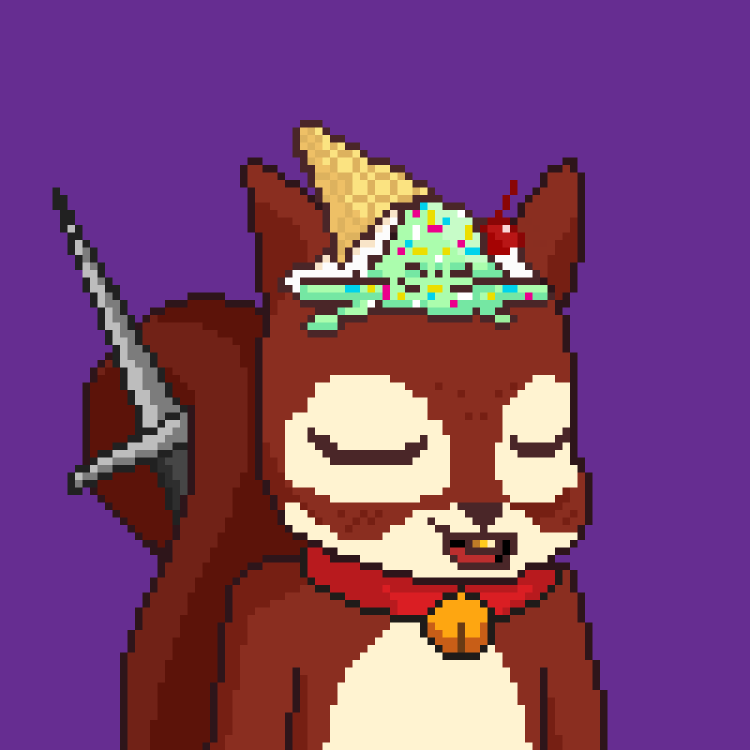 Pixel Squirrels #2500 NFT on Algorand