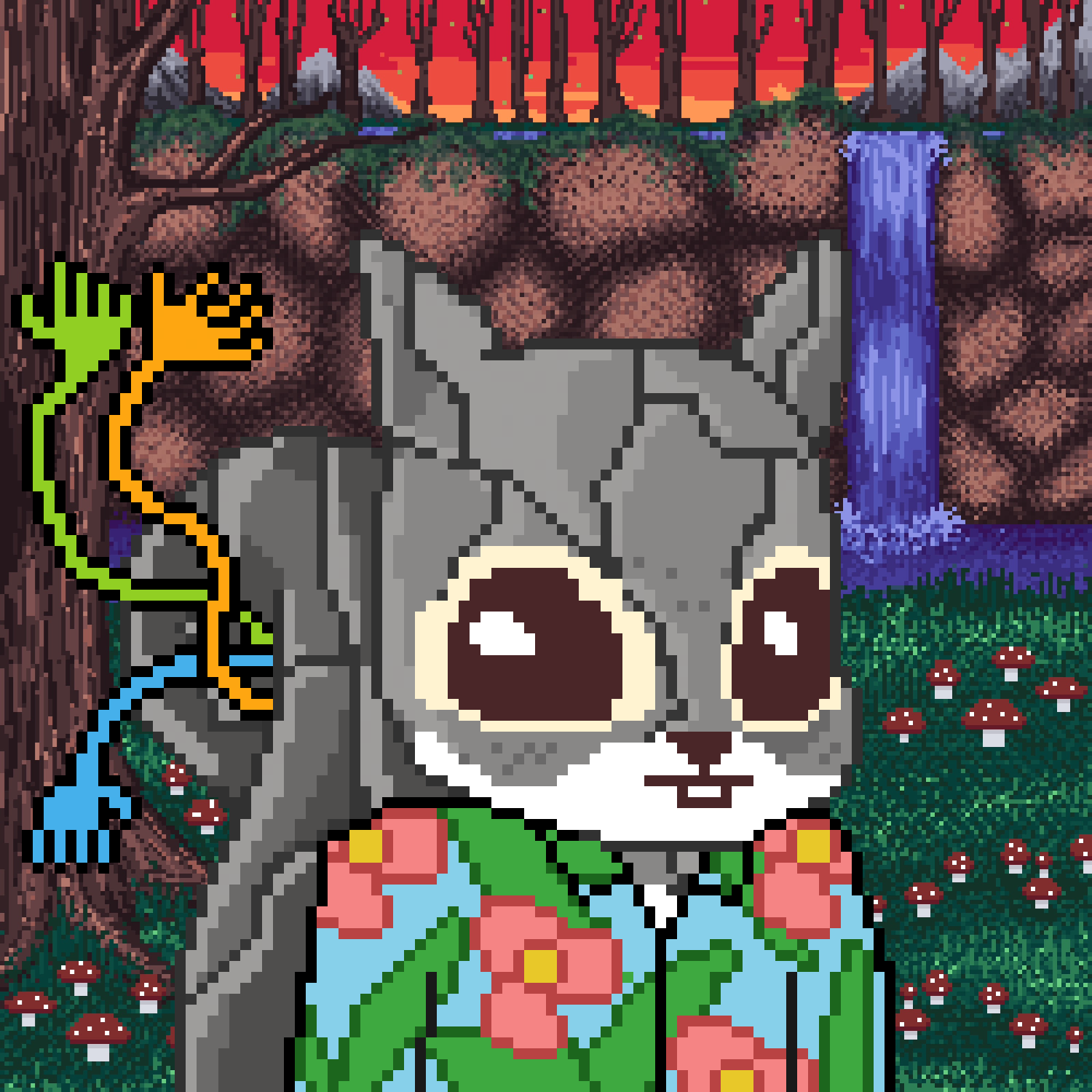 Pixel Squirrels #2536 NFT on Algorand