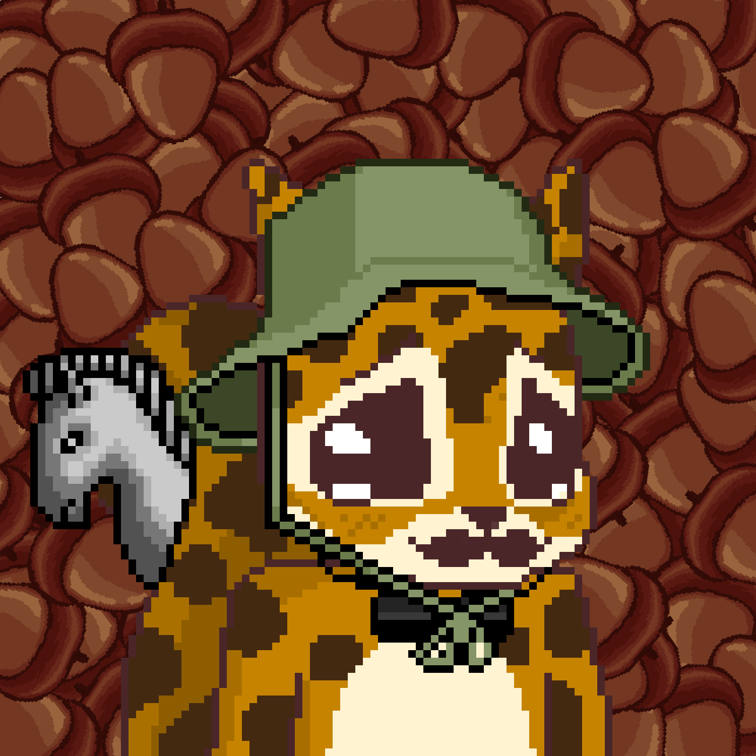 Pixel Squirrels #2560 NFT on Algorand