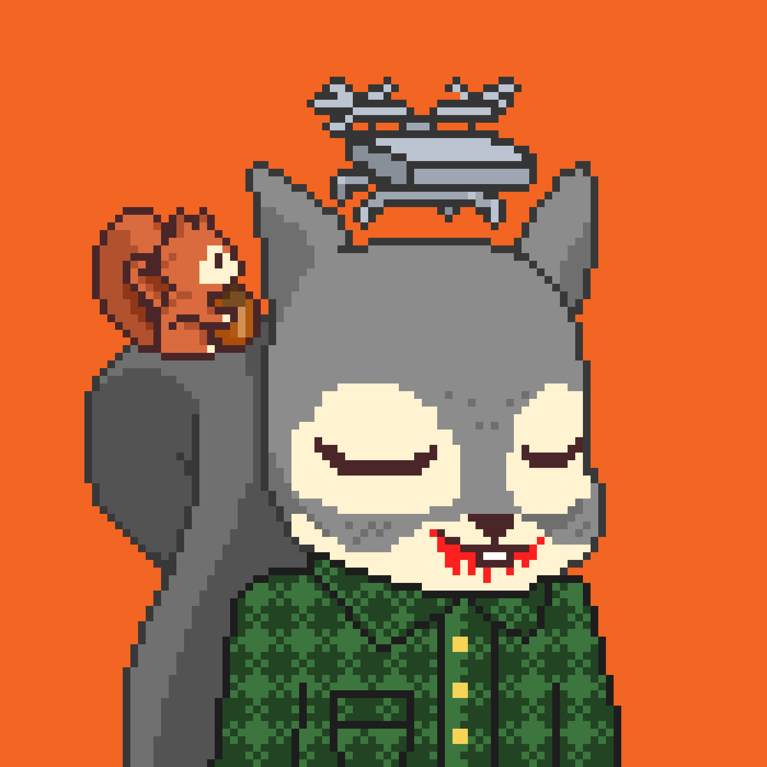 Pixel Squirrels #2570 NFT on Algorand