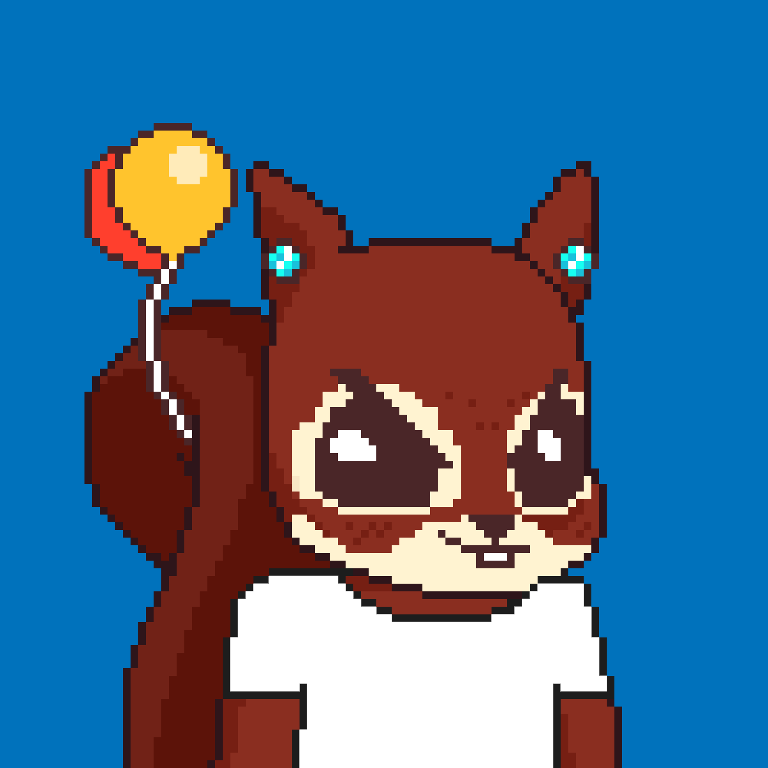 Pixel Squirrels #258 NFT on Algorand