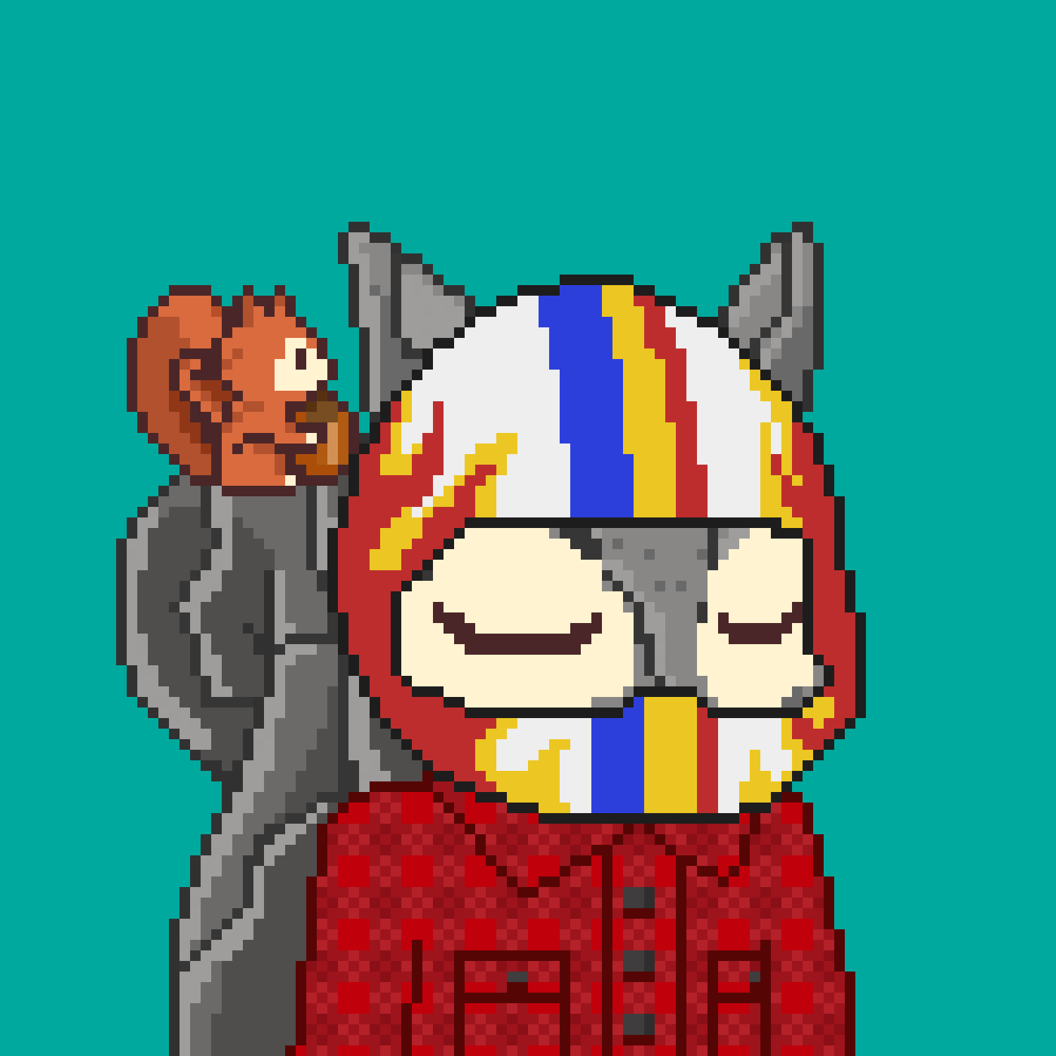 Pixel Squirrels #2594 NFT on Algorand