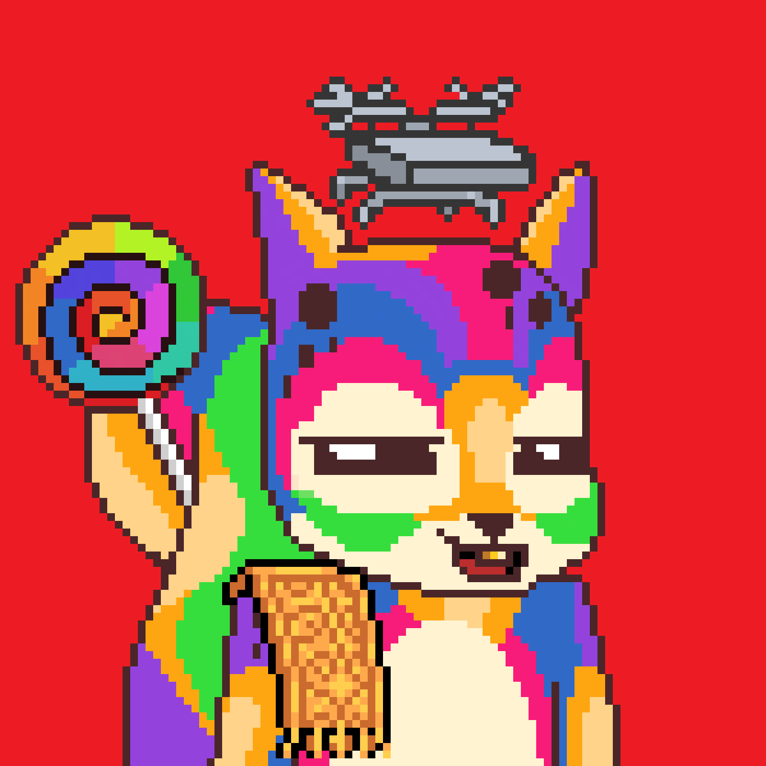 Pixel Squirrels #2602 NFT on Algorand