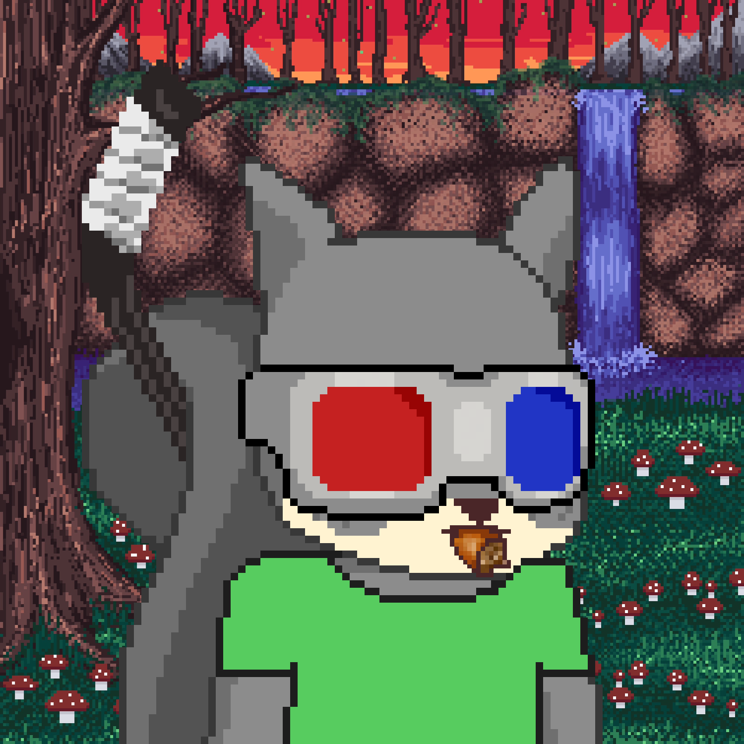 Pixel Squirrels #2609 NFT on Algorand