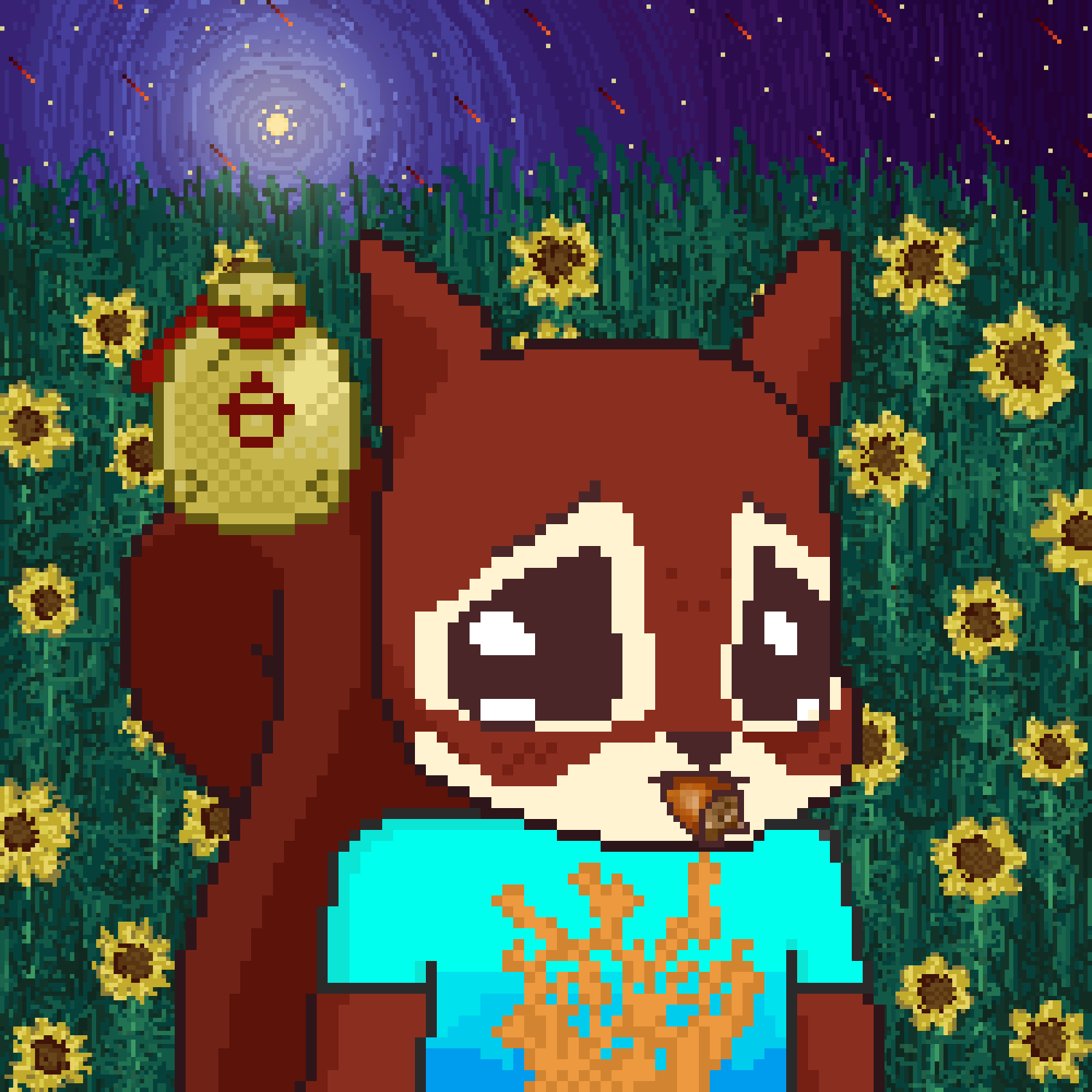Pixel Squirrels #2614 NFT on Algorand