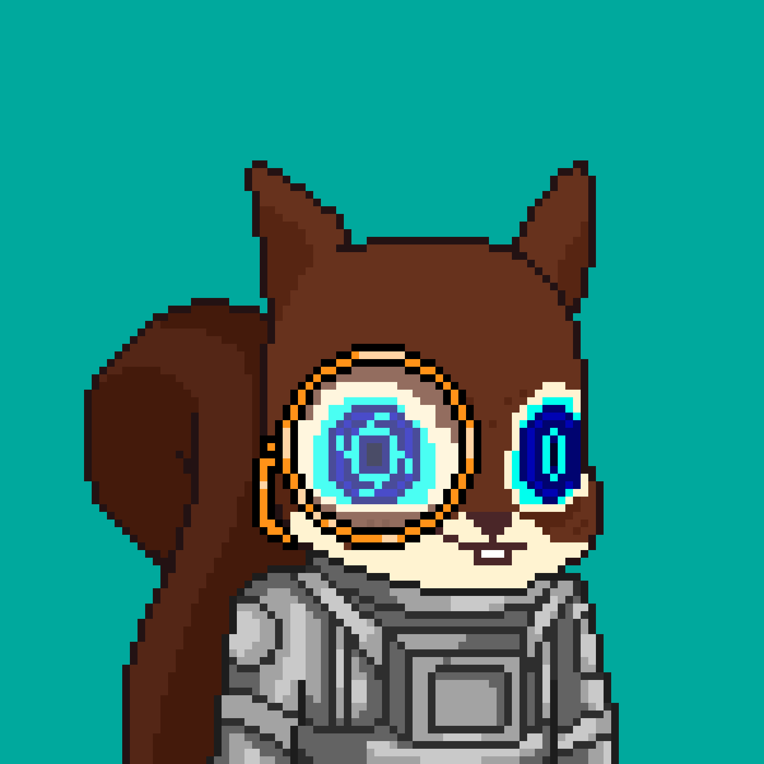 Pixel Squirrels #2619 NFT on Algorand