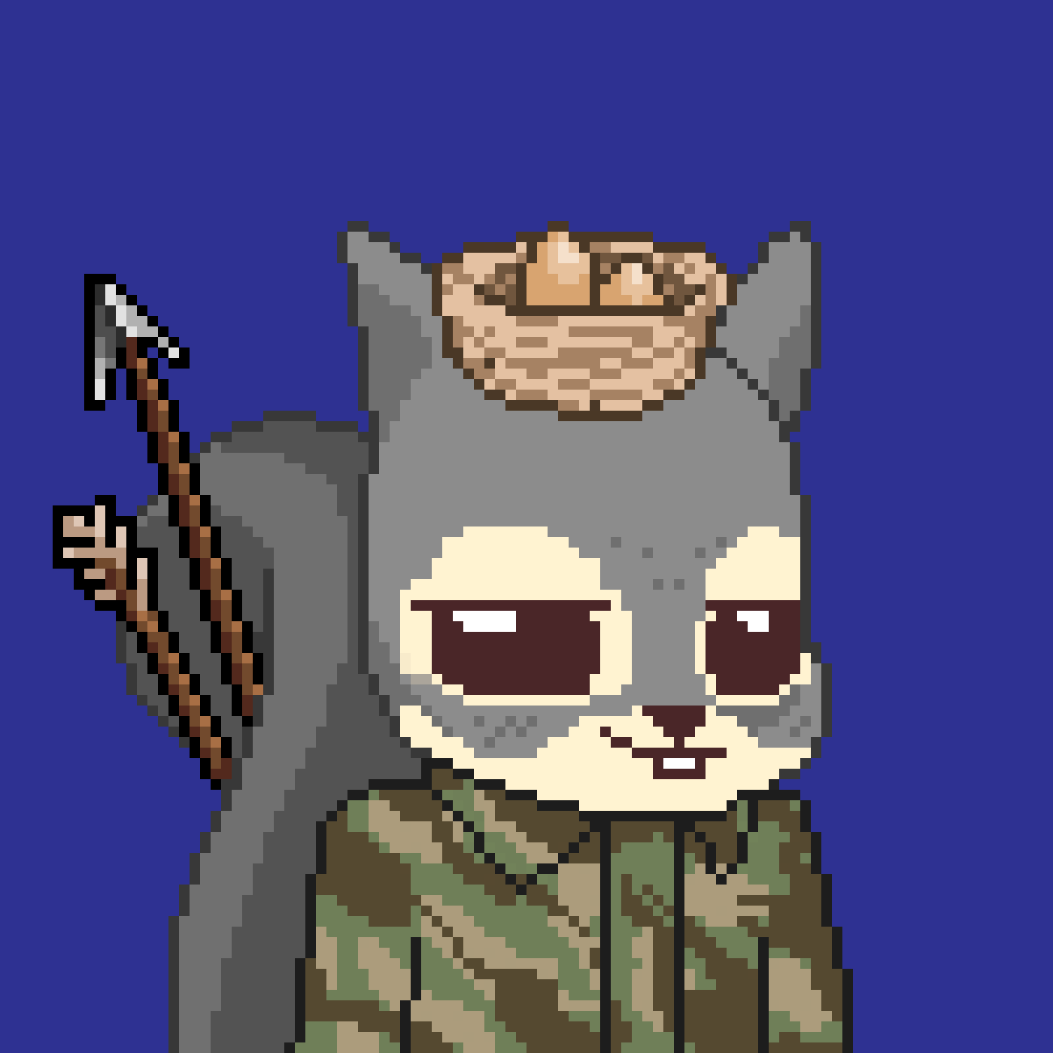 Pixel Squirrels #263 NFT on Algorand