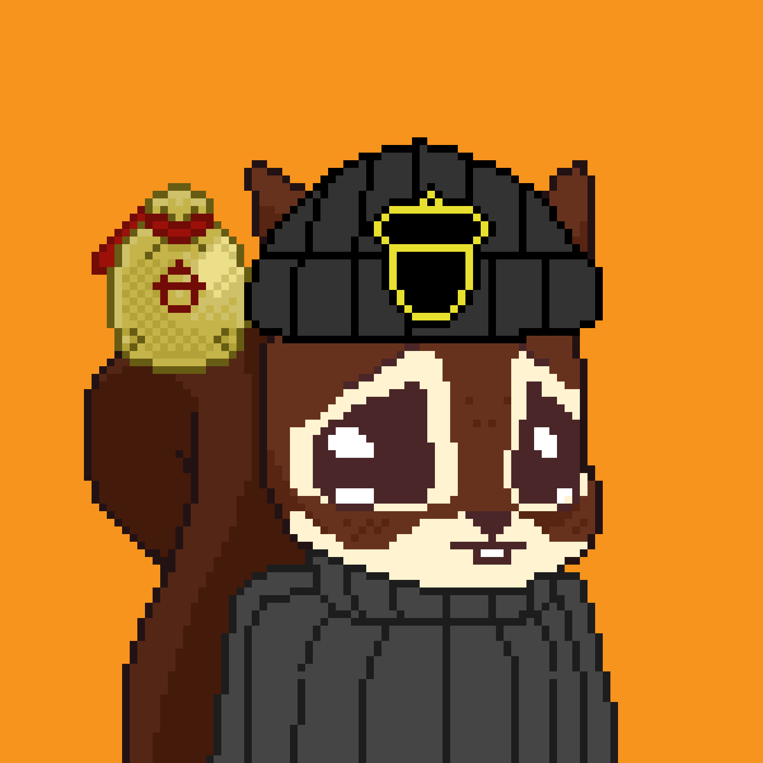 Pixel Squirrels #2654 NFT on Algorand