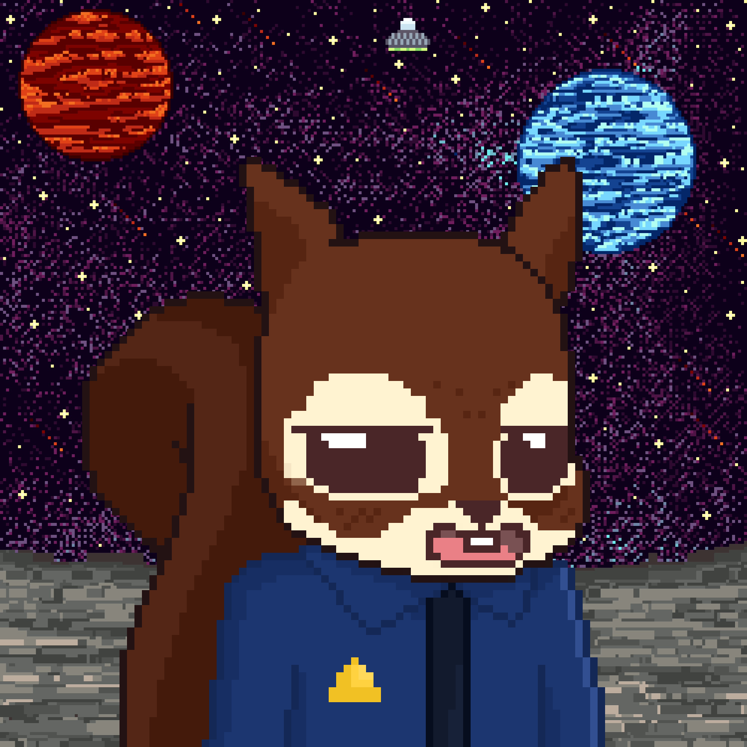 Pixel Squirrels #2656 NFT on Algorand