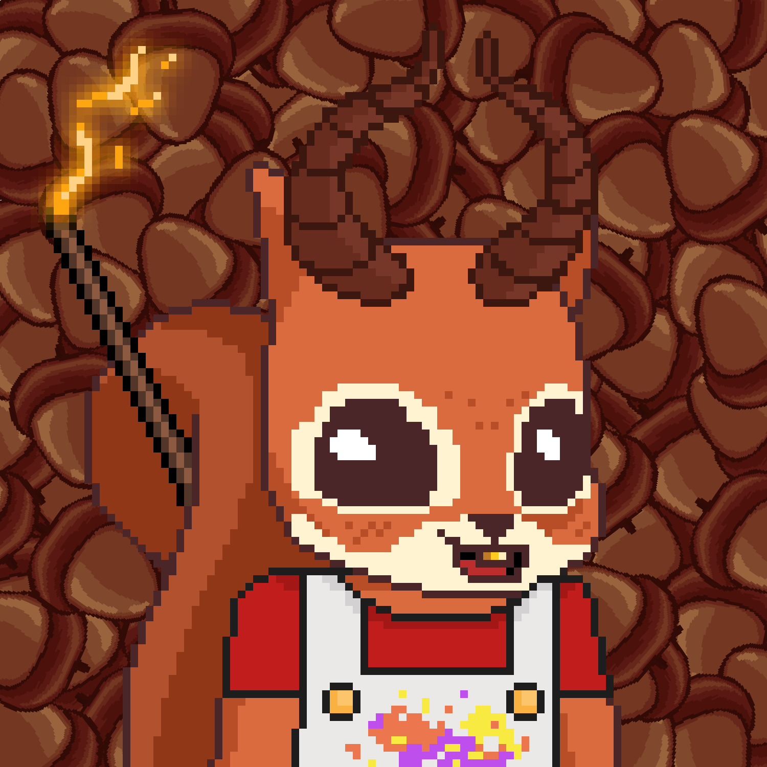 Pixel Squirrels #2673 NFT on Algorand