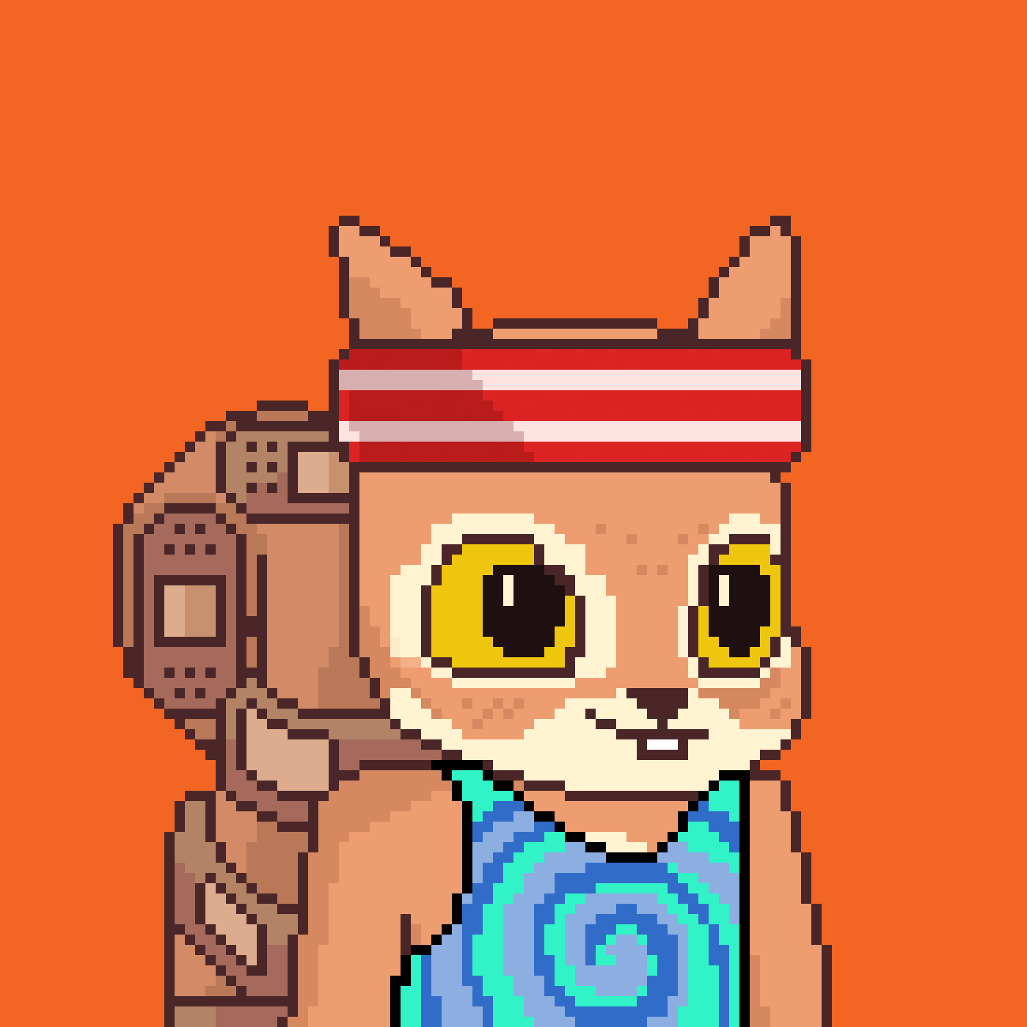 Pixel Squirrels #2734 NFT on Algorand