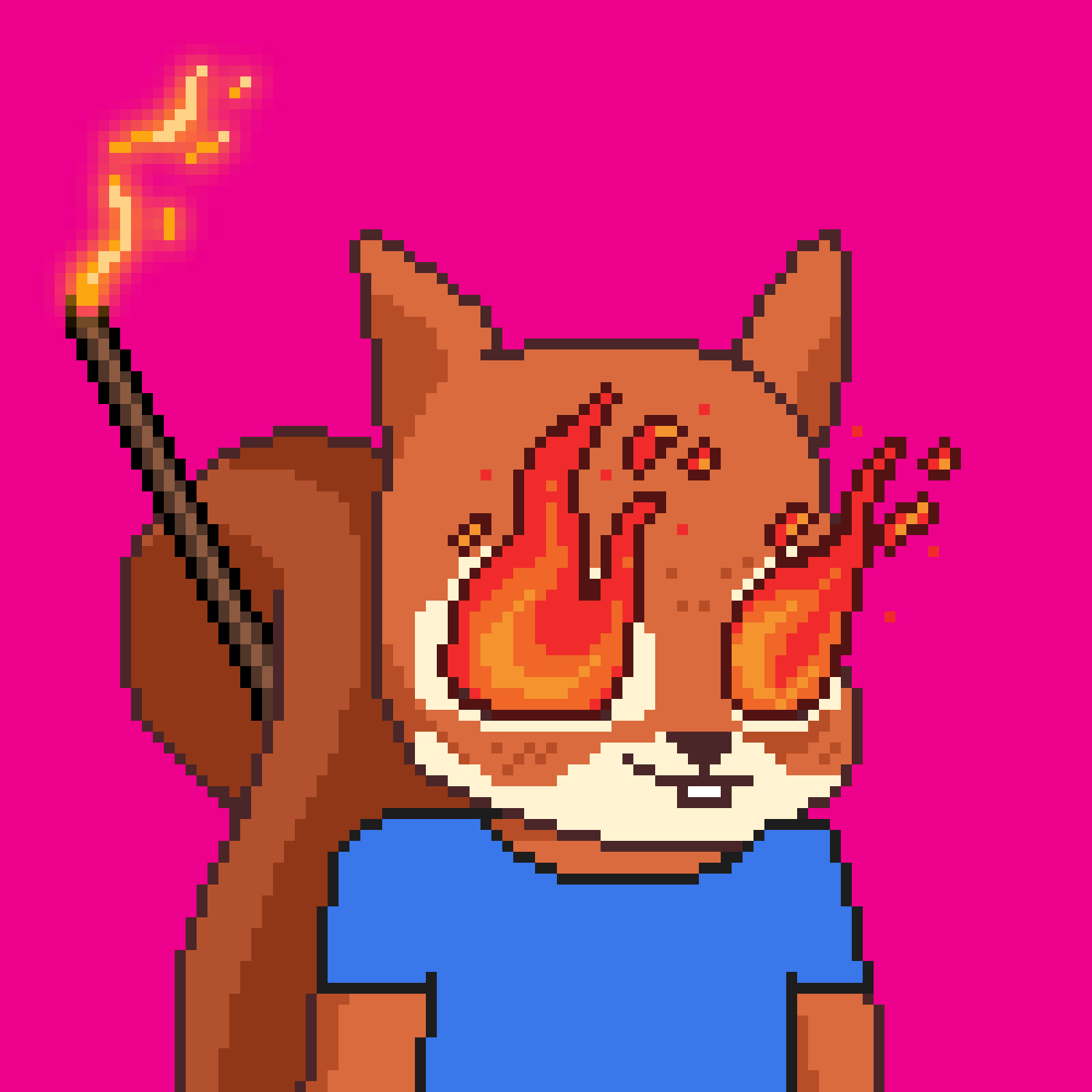 Pixel Squirrels #2792 NFT on Algorand