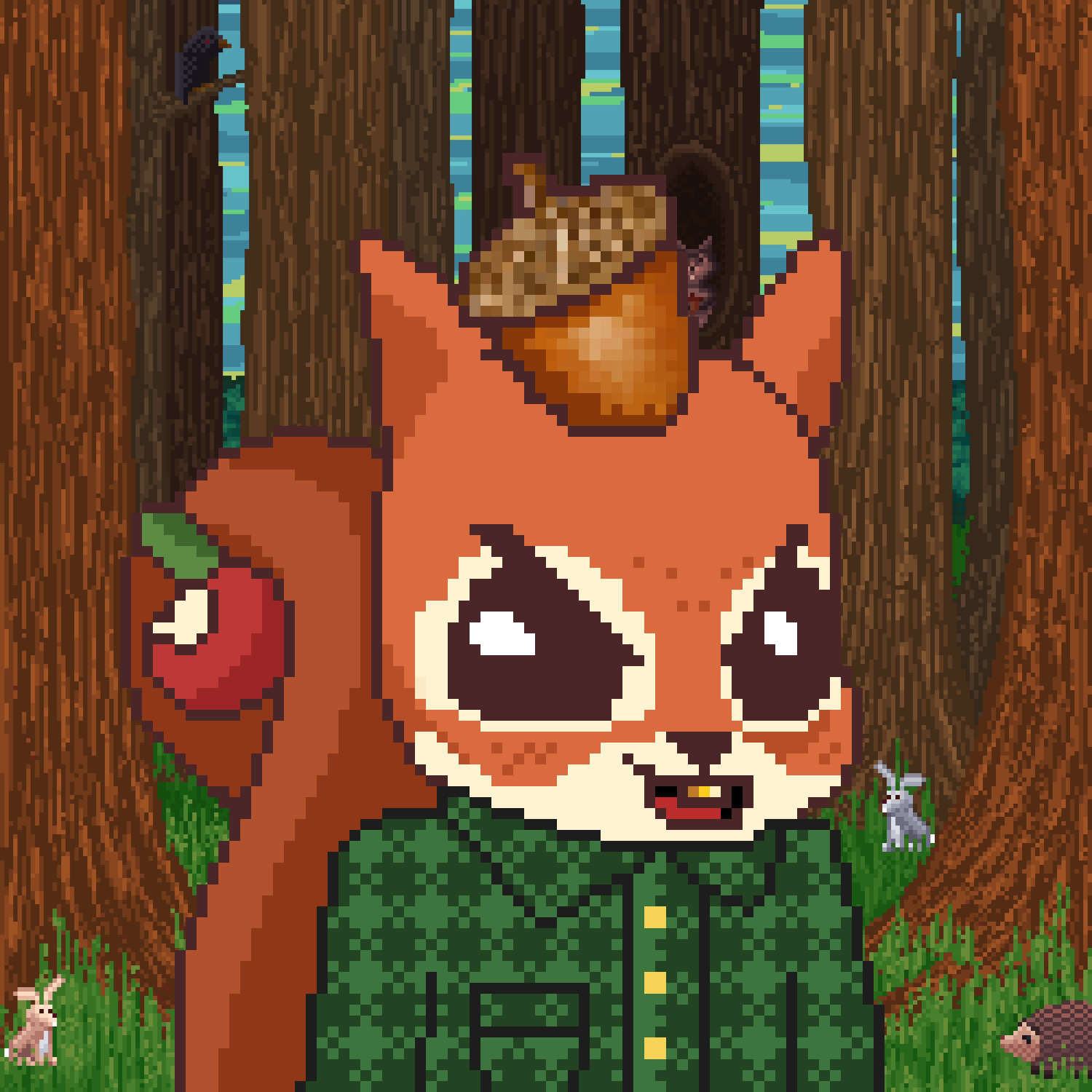 Pixel Squirrels #2795 NFT on Algorand