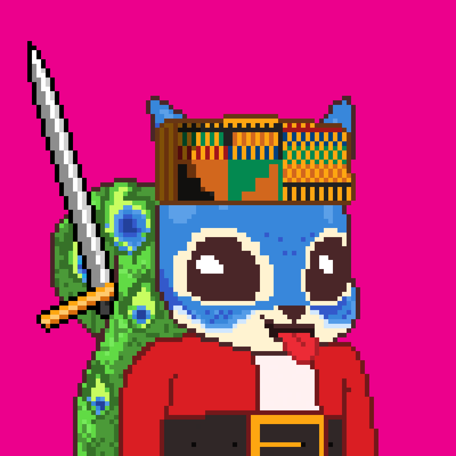 Pixel Squirrels #2801 NFT on Algorand