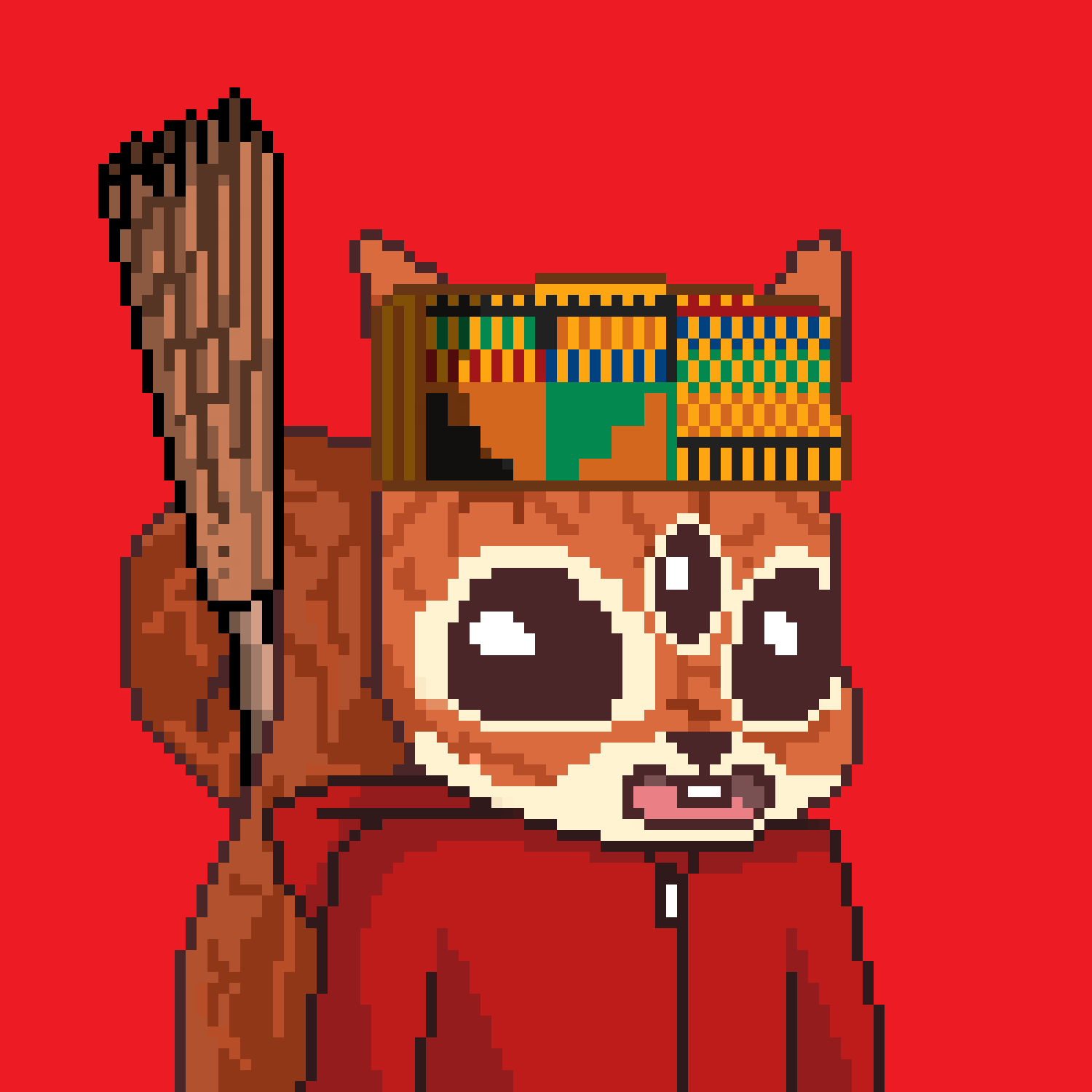 Pixel Squirrels #2806 NFT on Algorand