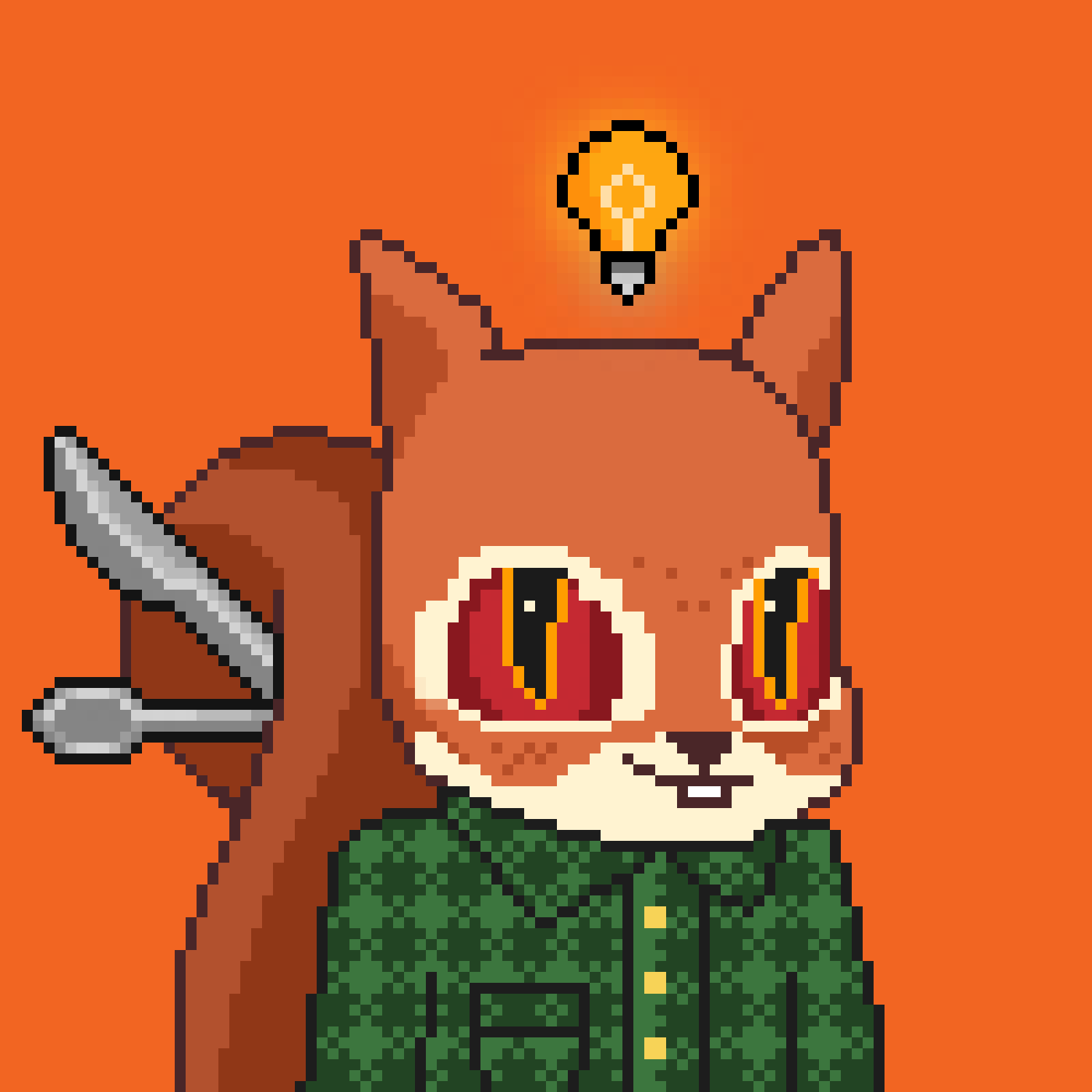 Pixel Squirrels #282 NFT on Algorand