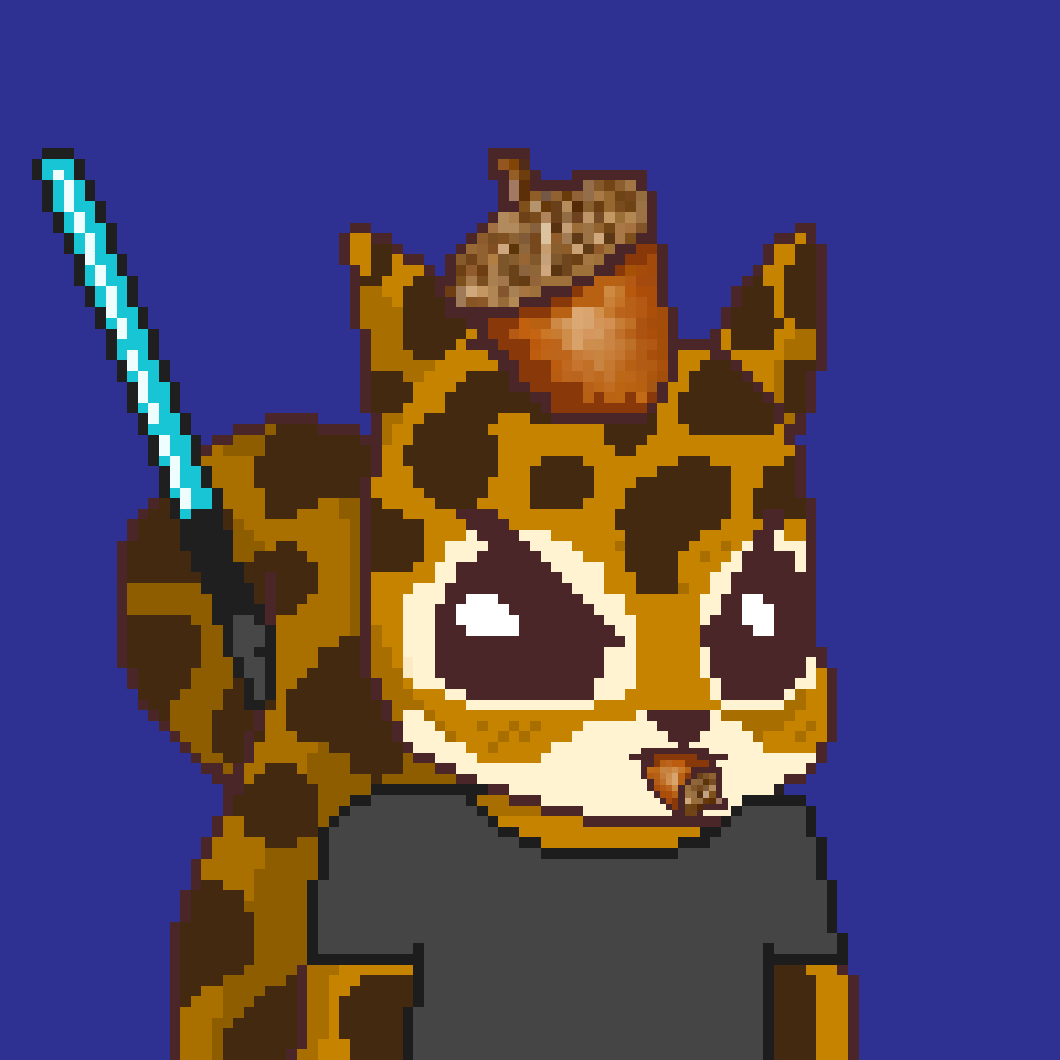 Pixel Squirrels #2821 NFT on Algorand