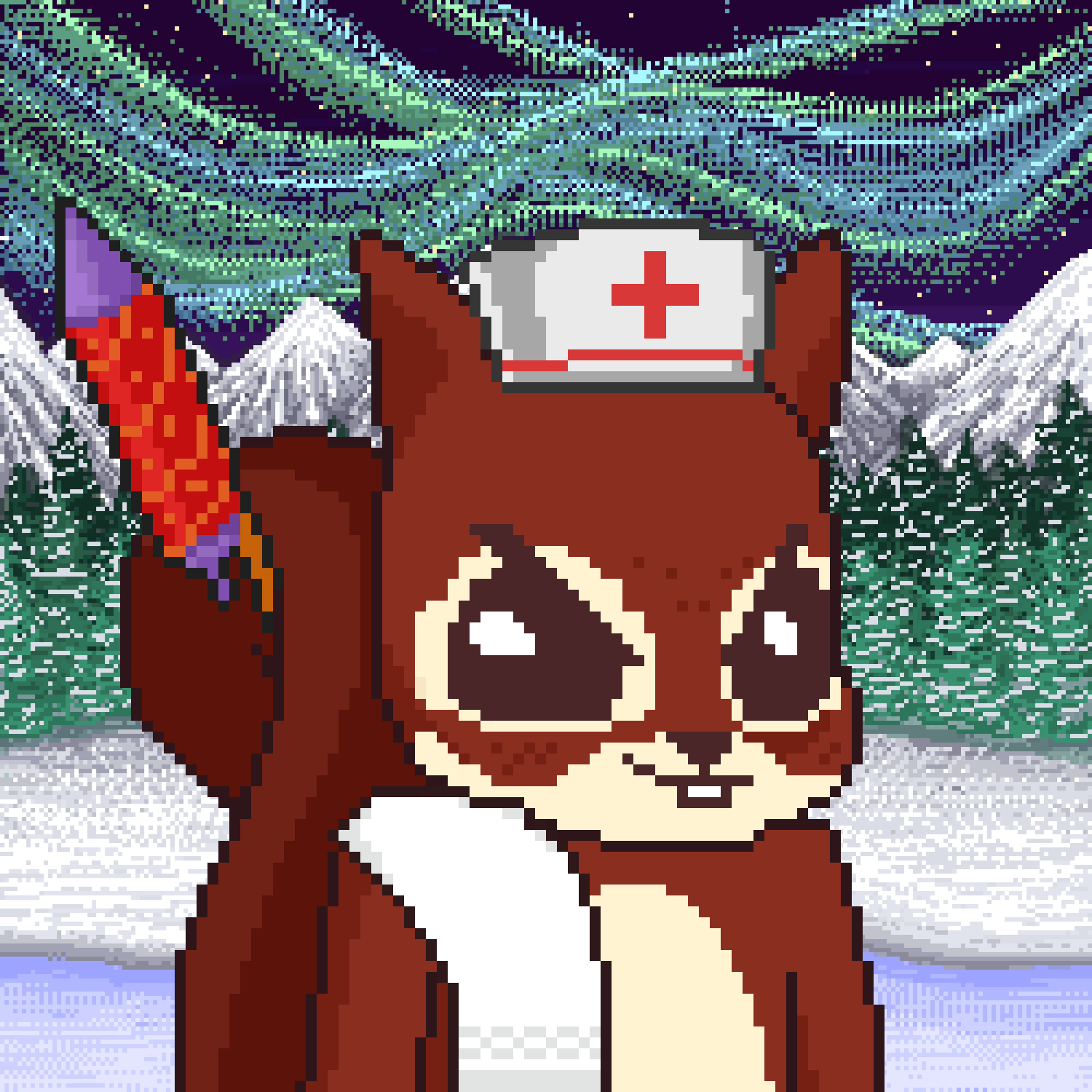 Pixel Squirrels #2881 NFT on Algorand