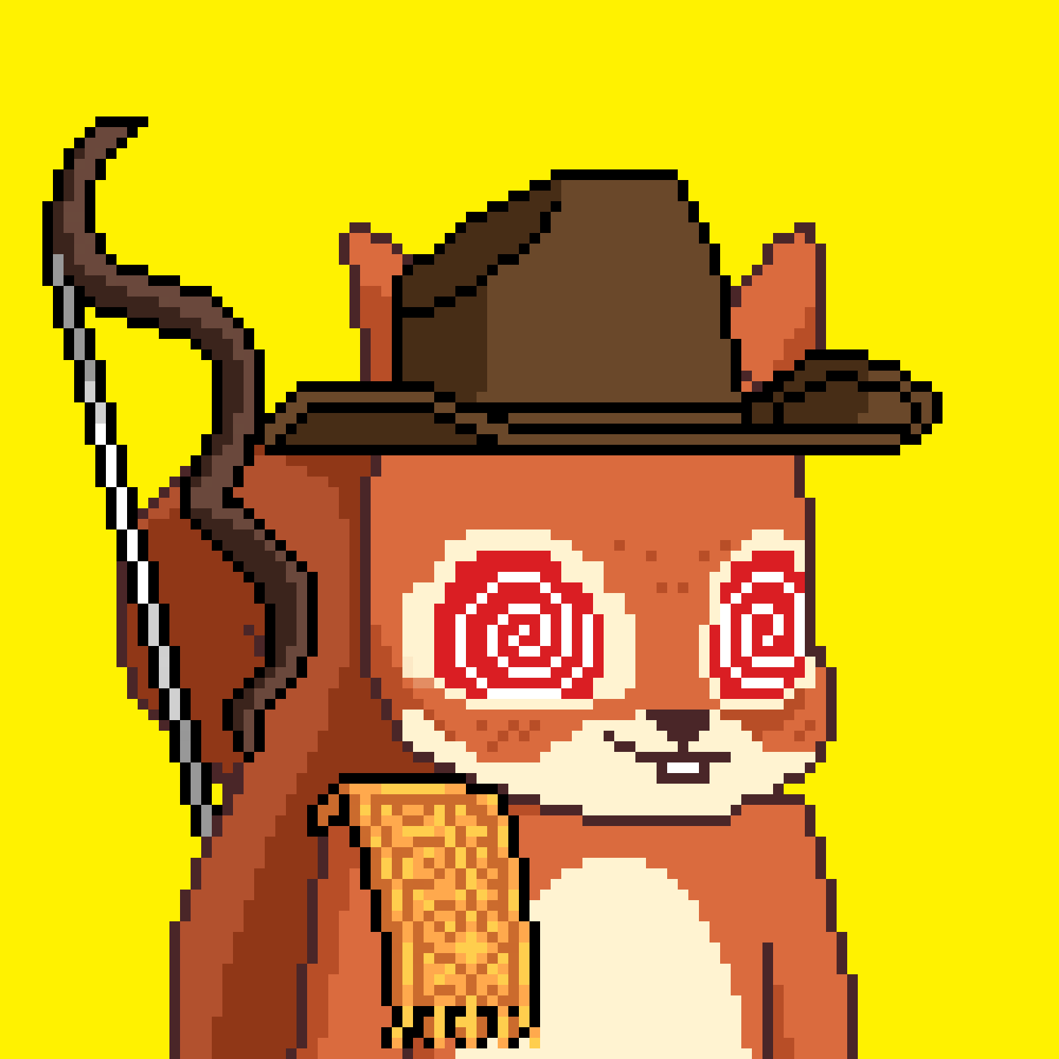 Pixel Squirrels #2896 NFT on Algorand