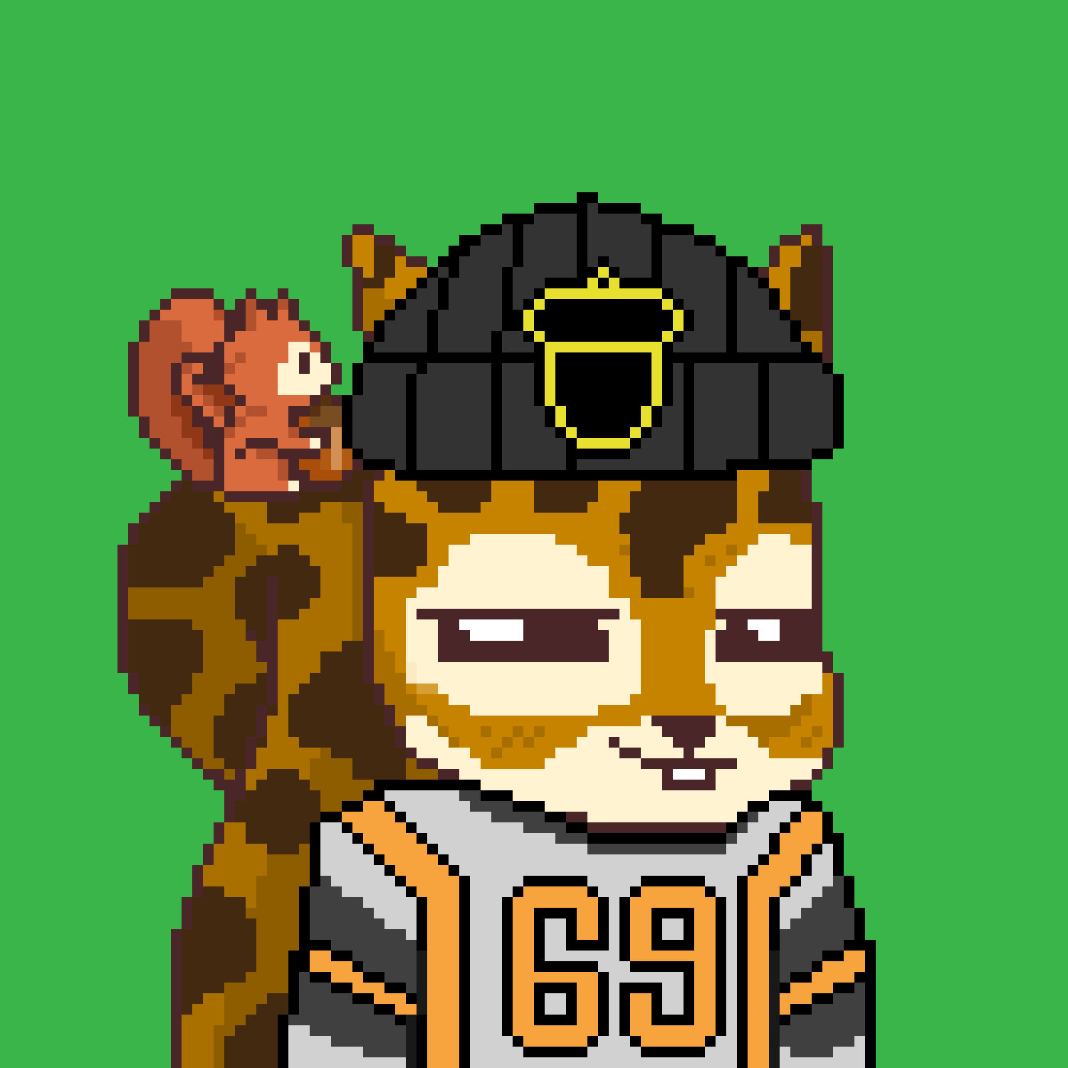 Pixel Squirrels #2918 NFT on Algorand