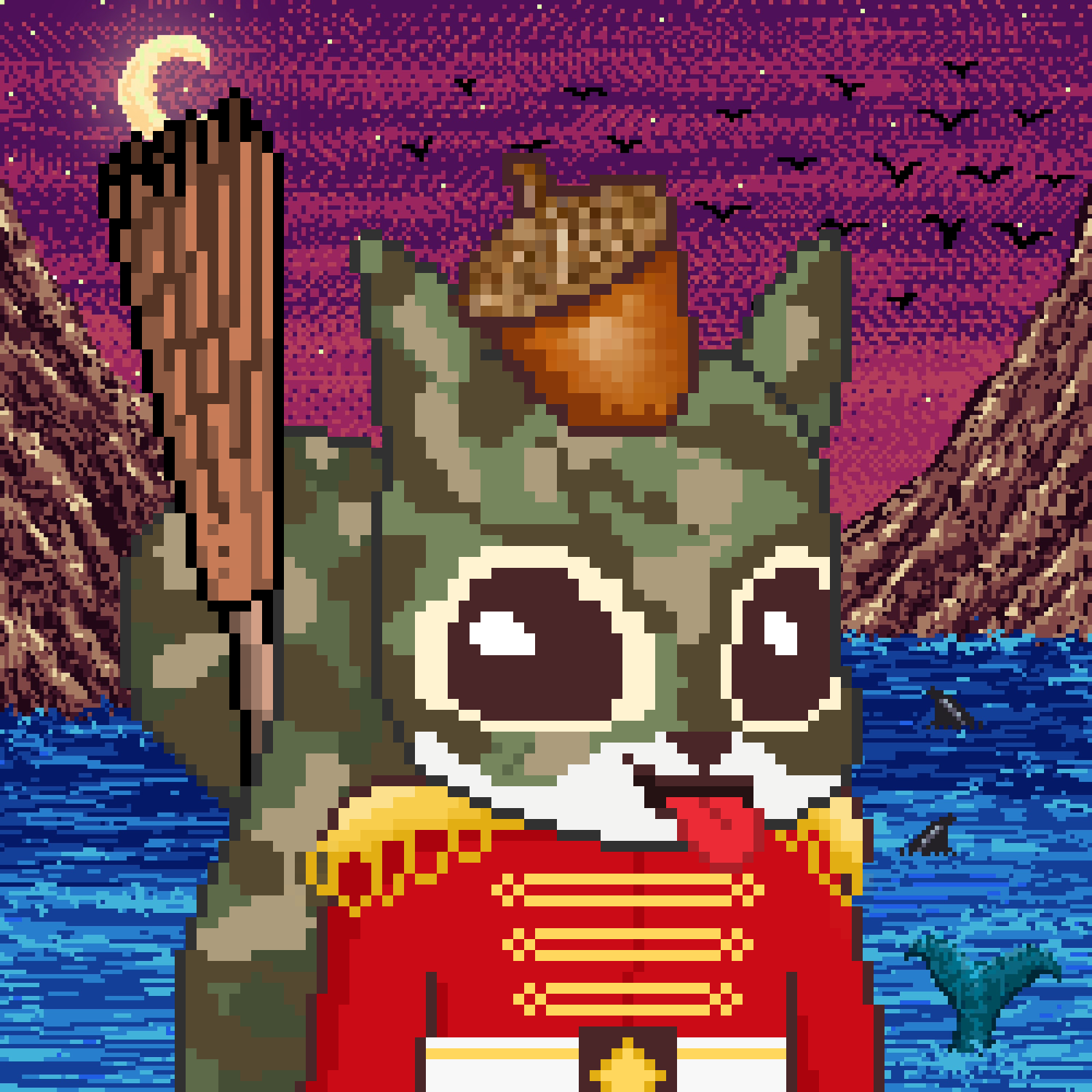 Pixel Squirrels #295 NFT on Algorand