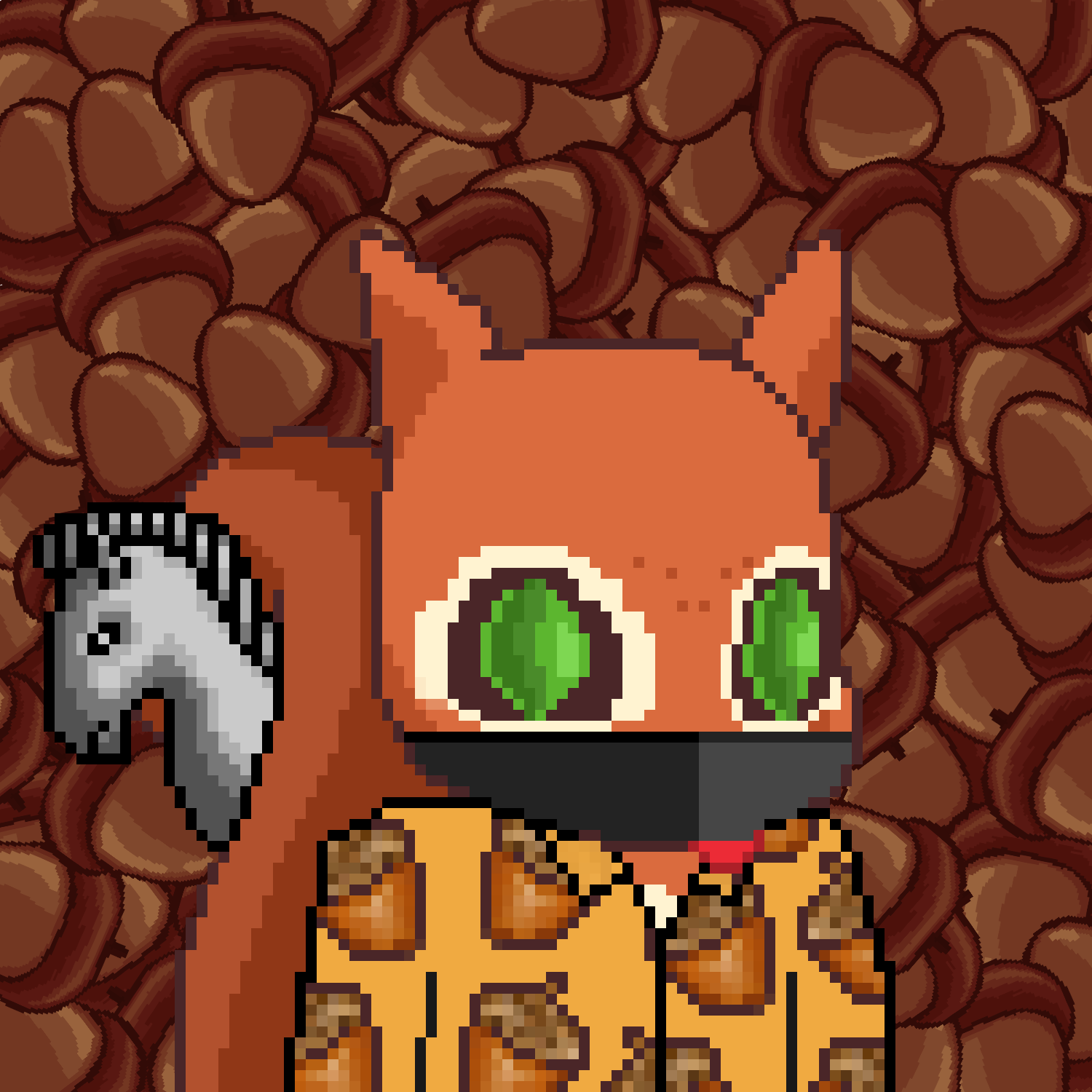 Pixel Squirrels #2966 NFT on Algorand