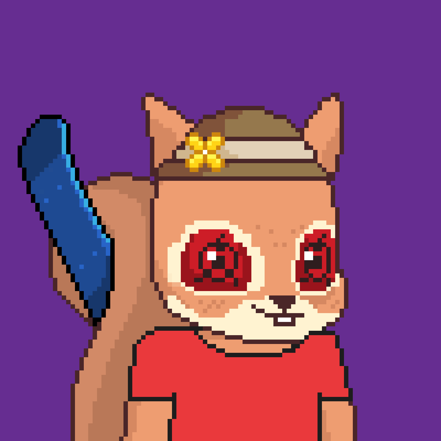 Pixel Squirrels #3016 NFT on Algorand