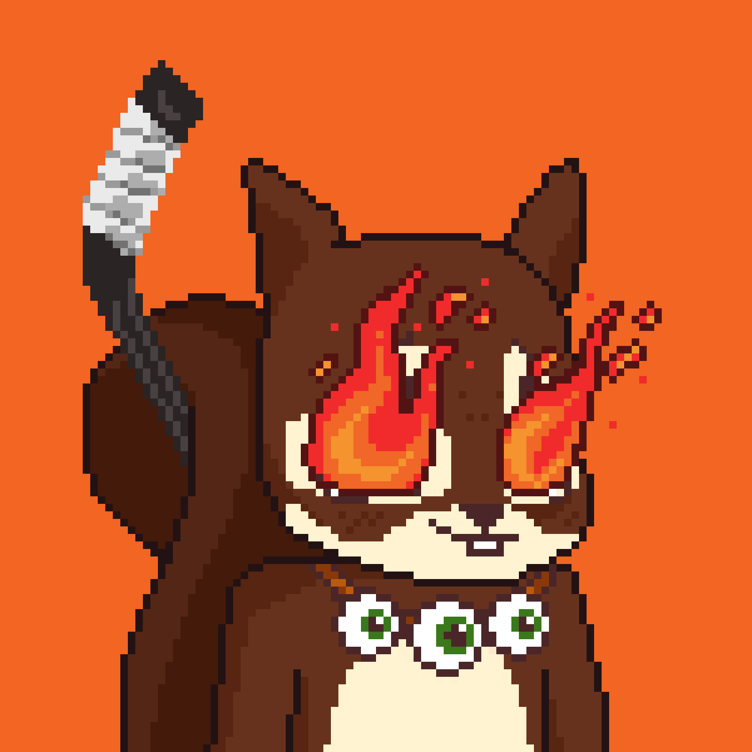 Pixel Squirrels #3053 NFT on Algorand