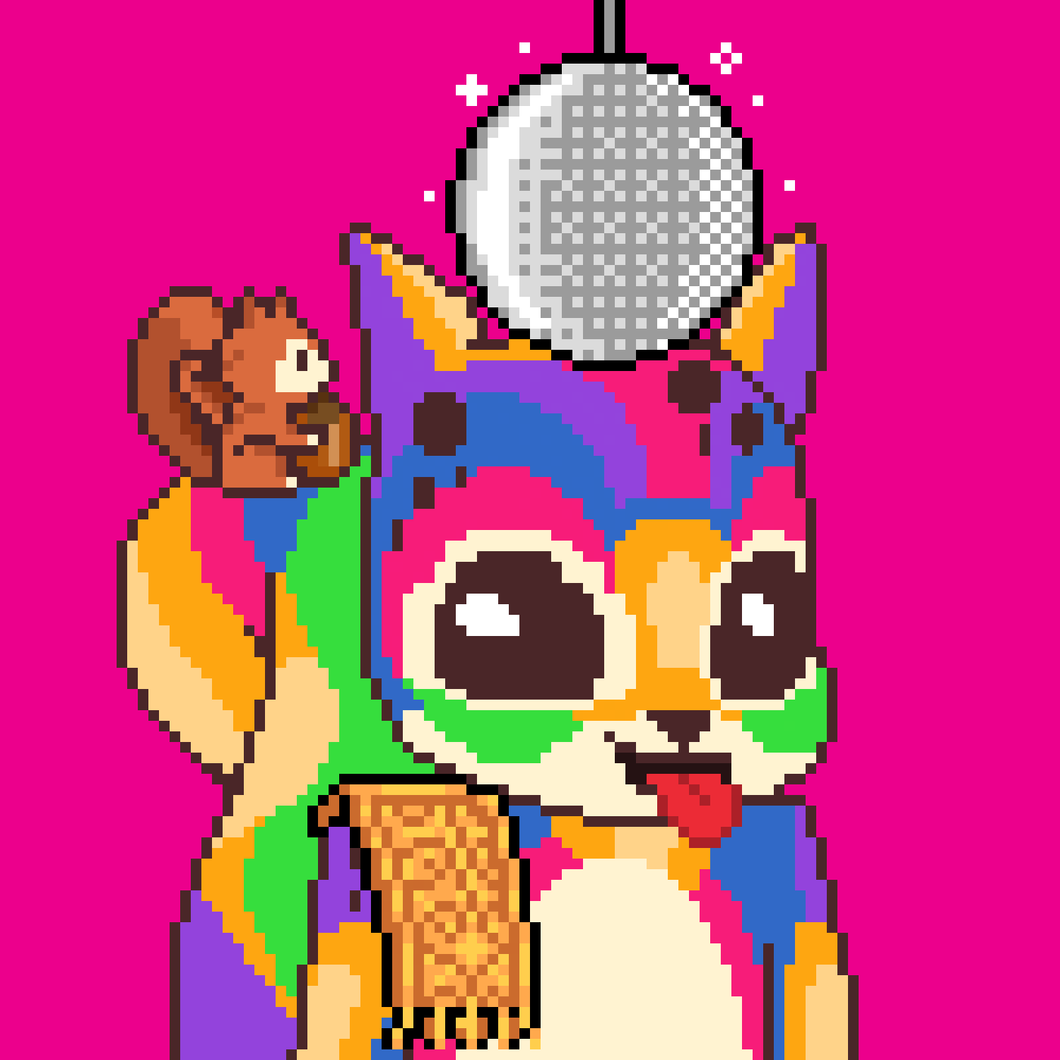 Pixel Squirrels #3067 NFT on Algorand