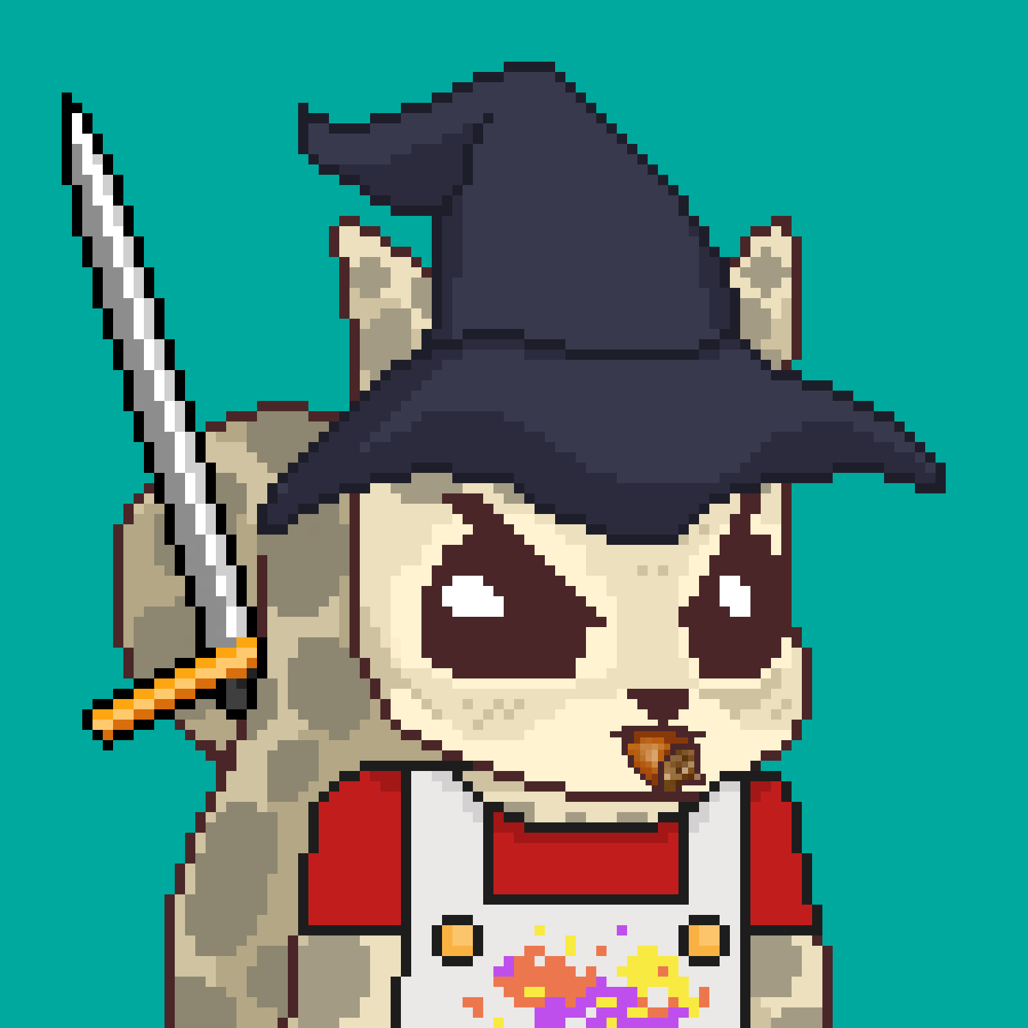 Pixel Squirrels #3081 NFT on Algorand