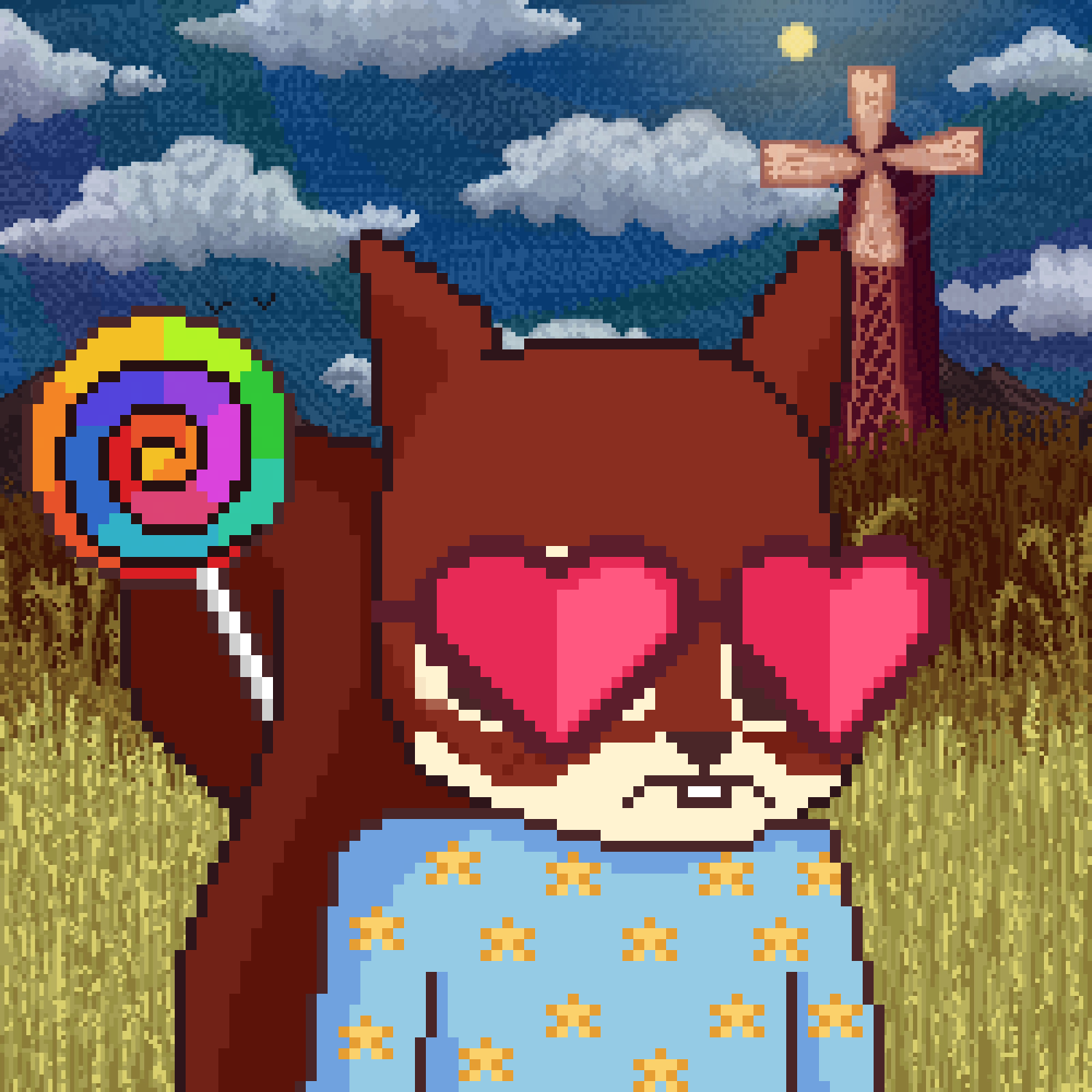 Pixel Squirrels #309 NFT on Algorand