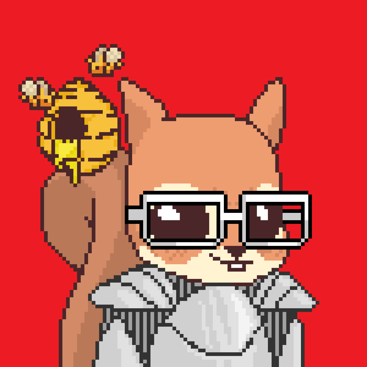 Pixel Squirrels #3095 NFT on Algorand