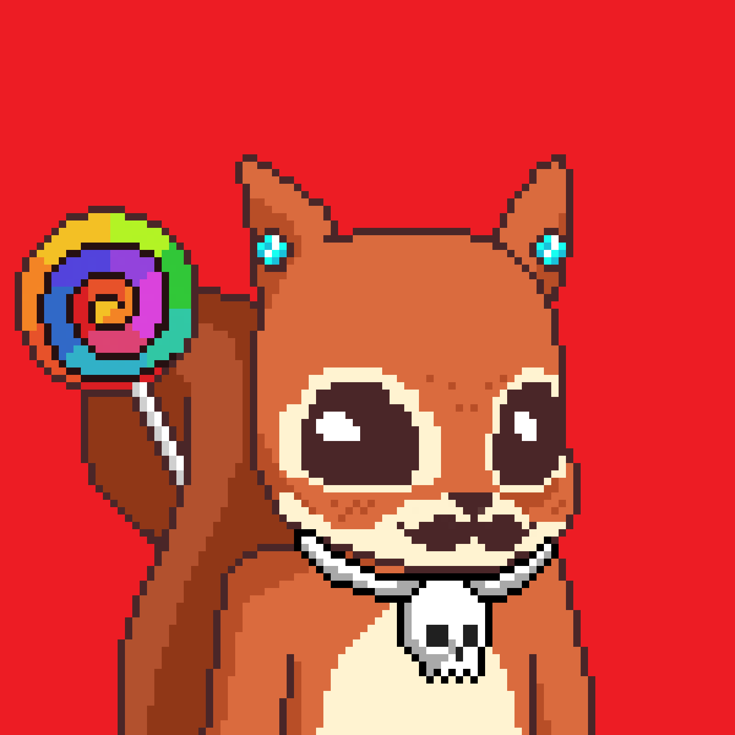 Pixel Squirrels #3106 NFT on Algorand