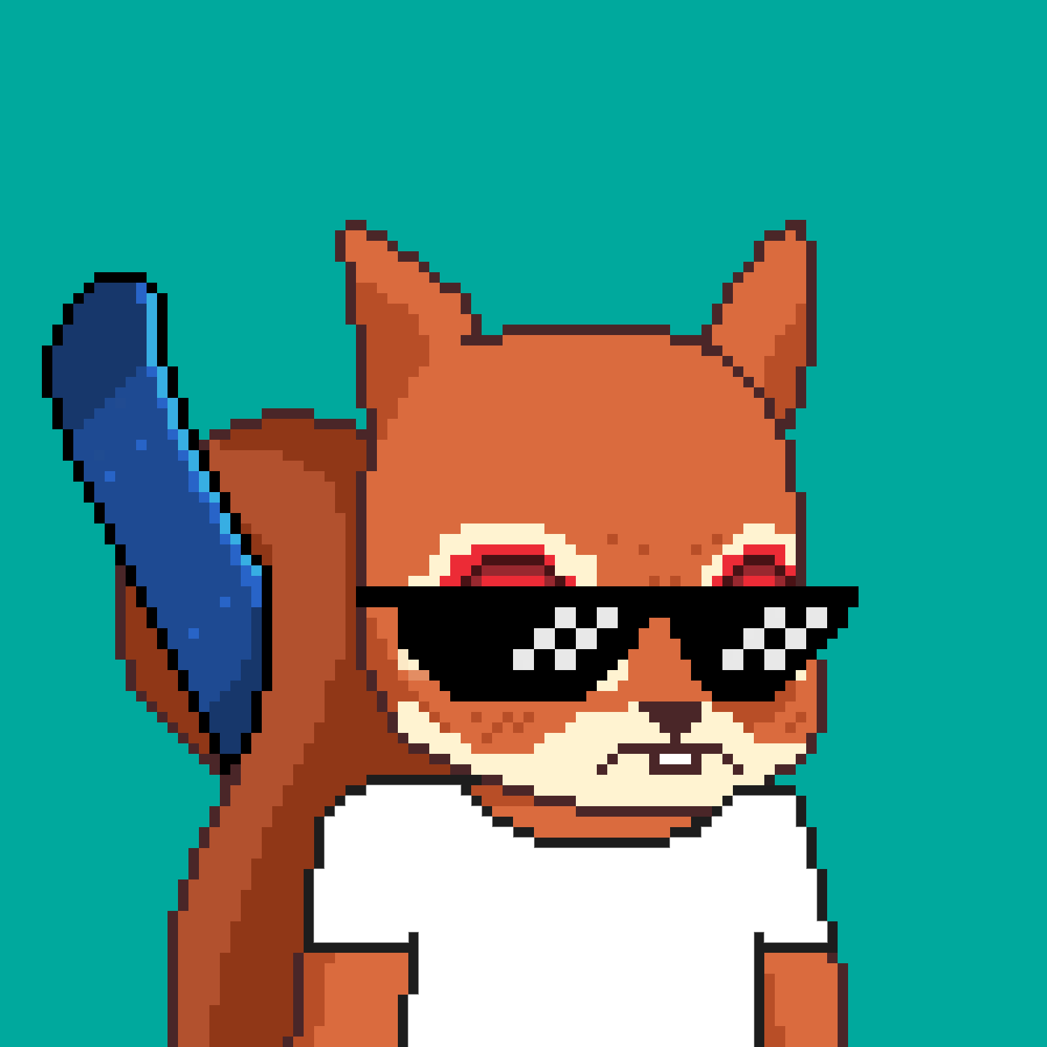 Pixel Squirrels #3126 NFT on Algorand