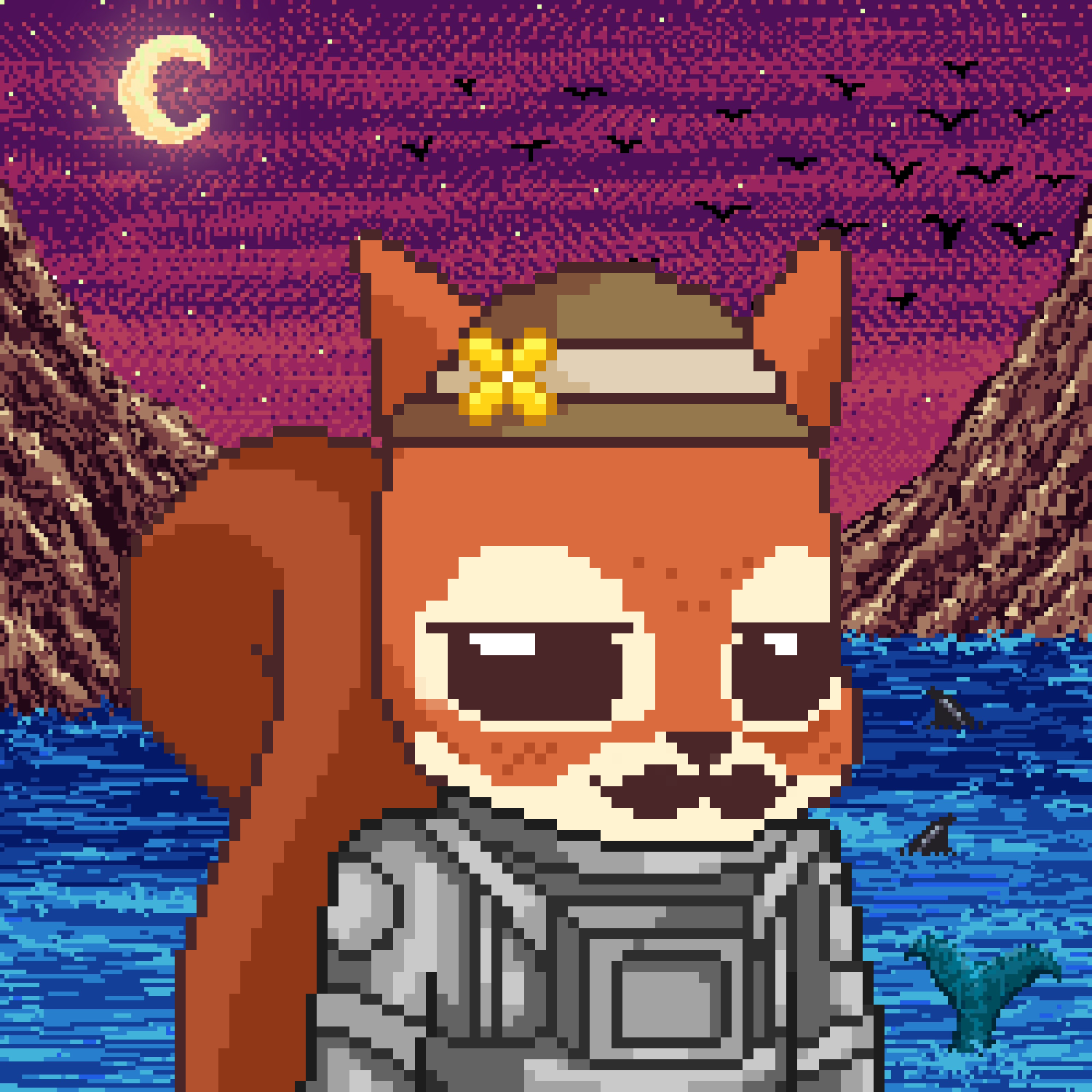 Pixel Squirrels #3129 NFT on Algorand