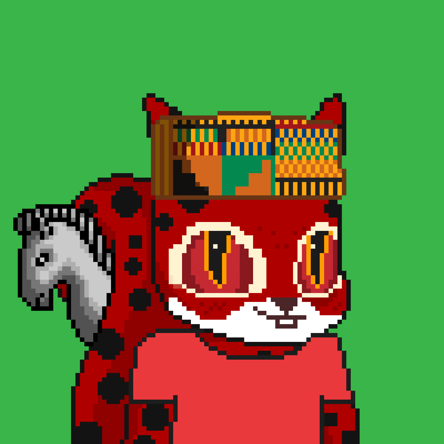 Pixel Squirrels #3135 NFT on Algorand