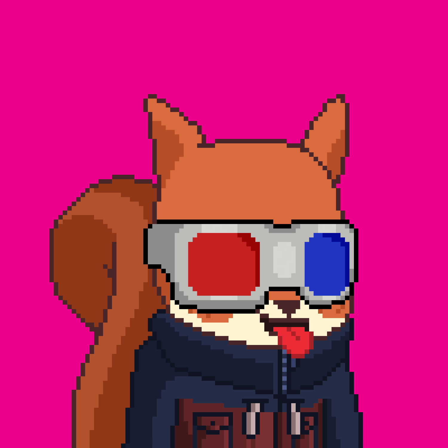 Pixel Squirrels #3166 NFT on Algorand