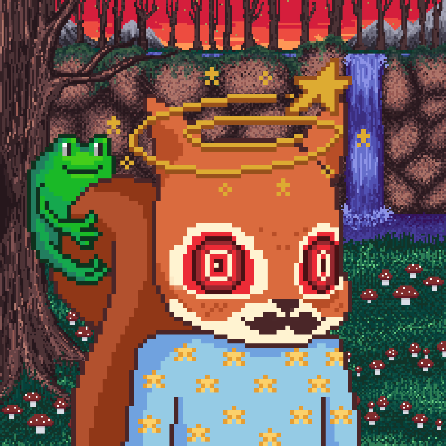 Pixel Squirrels #3176 NFT on Algorand